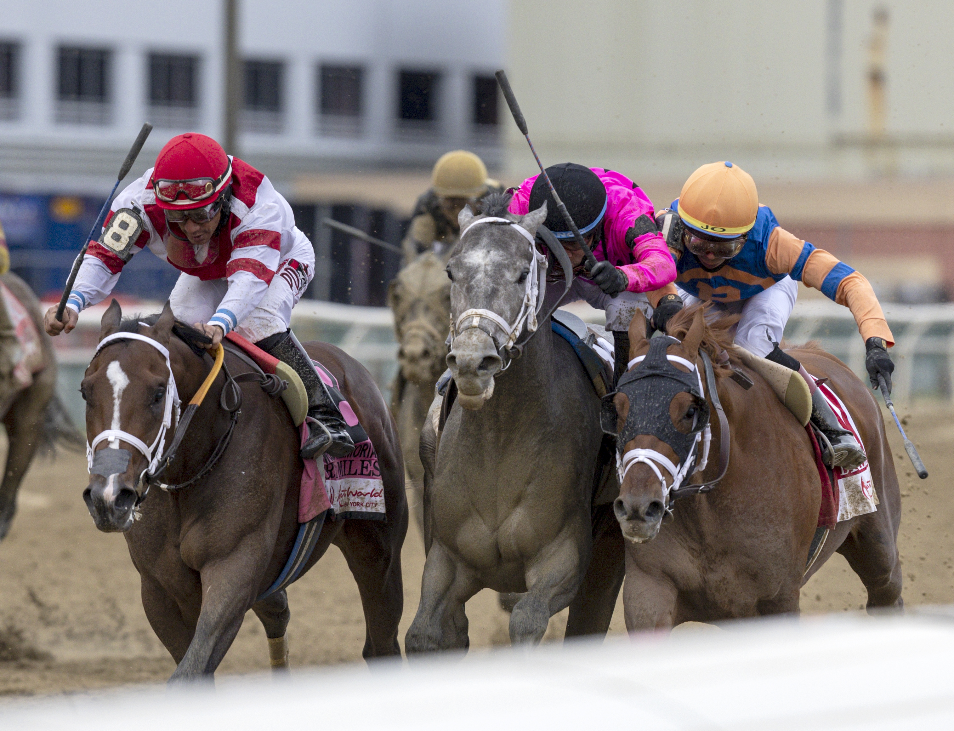 Lord Miles ($120.50) survives bumpy Wood Memorial, clinches Kentucky Derby  berth