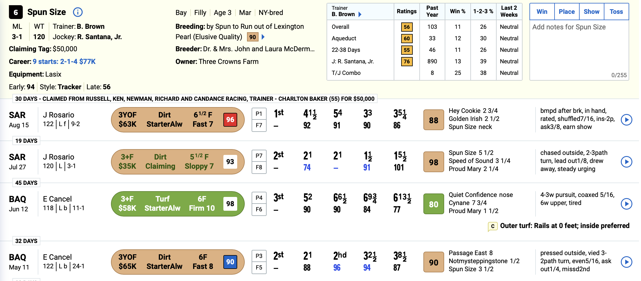 Spun Size PPS BAQ 914