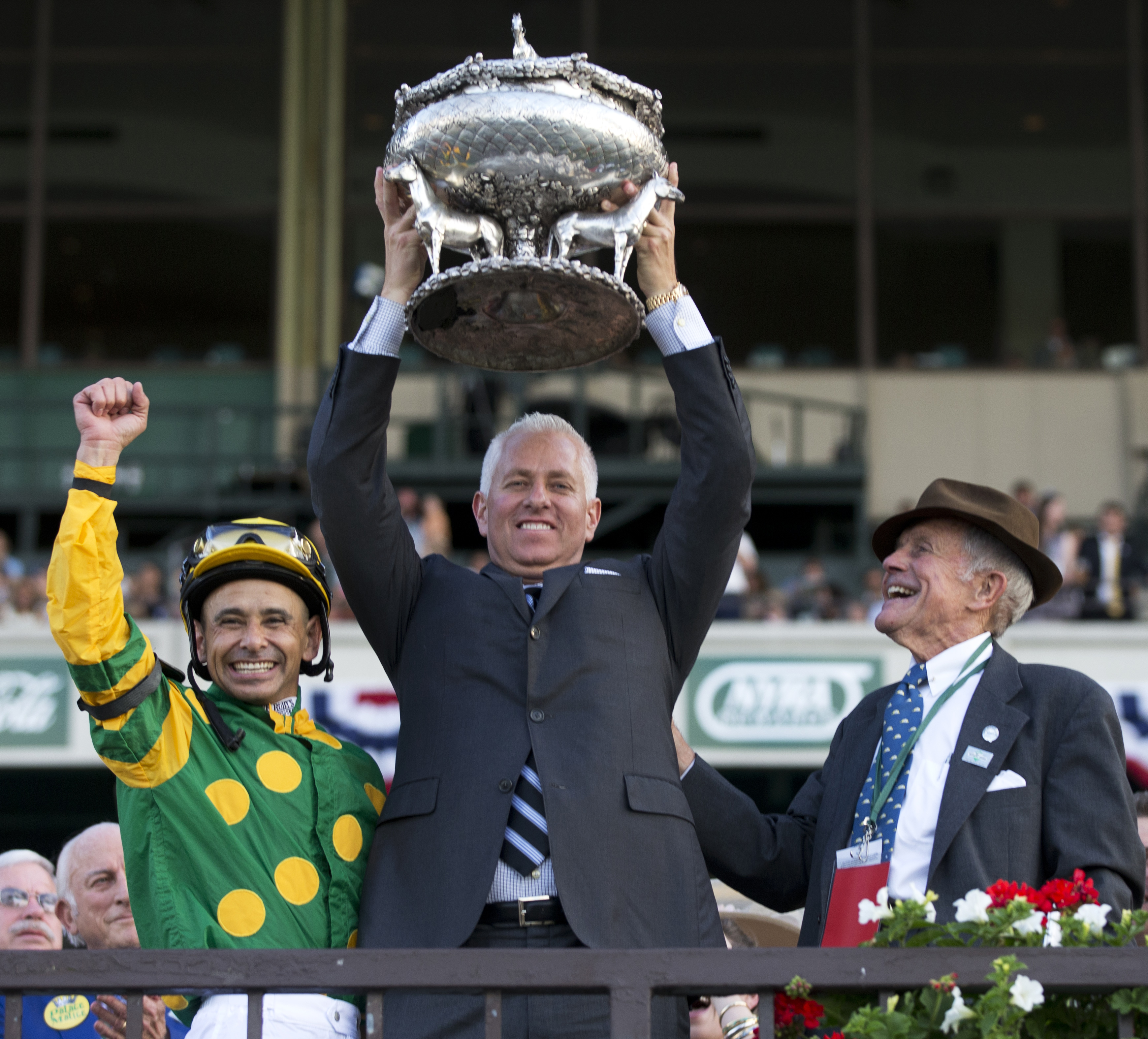 Mike Smith, Todd Pletcher and Cot Campbell