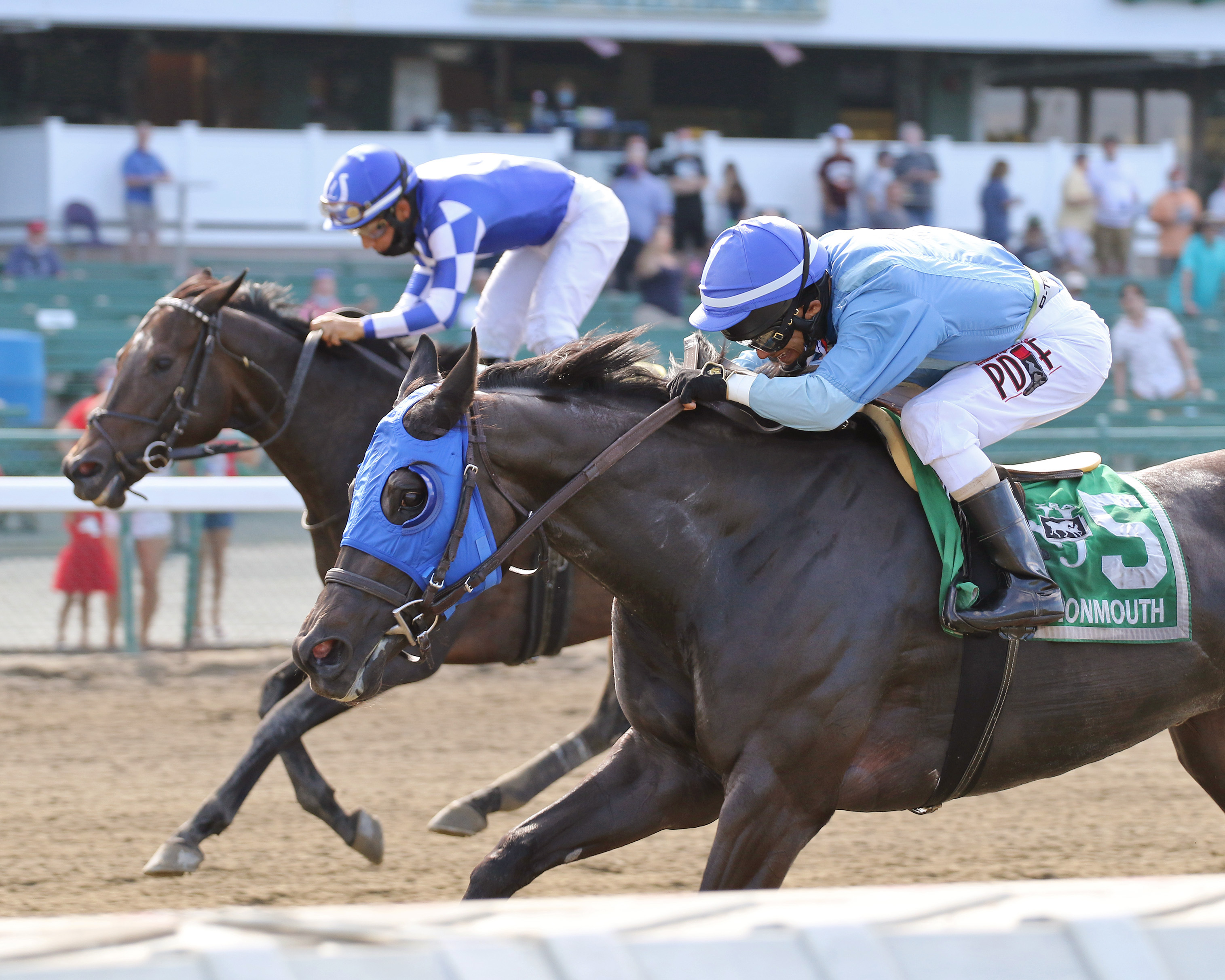 Prancing Warrior wins the 2020 Spruce Fir at Monmouth Park