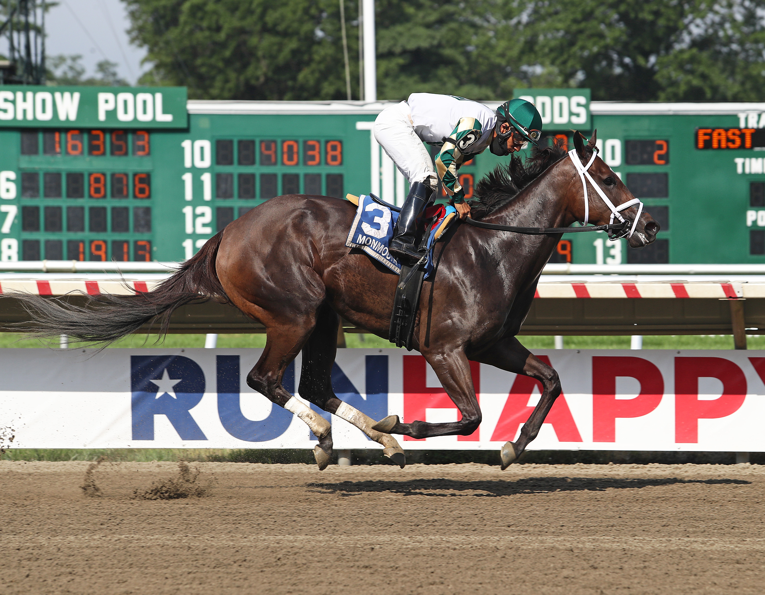 Shippy wins the Blue Sparkler at Monmouth