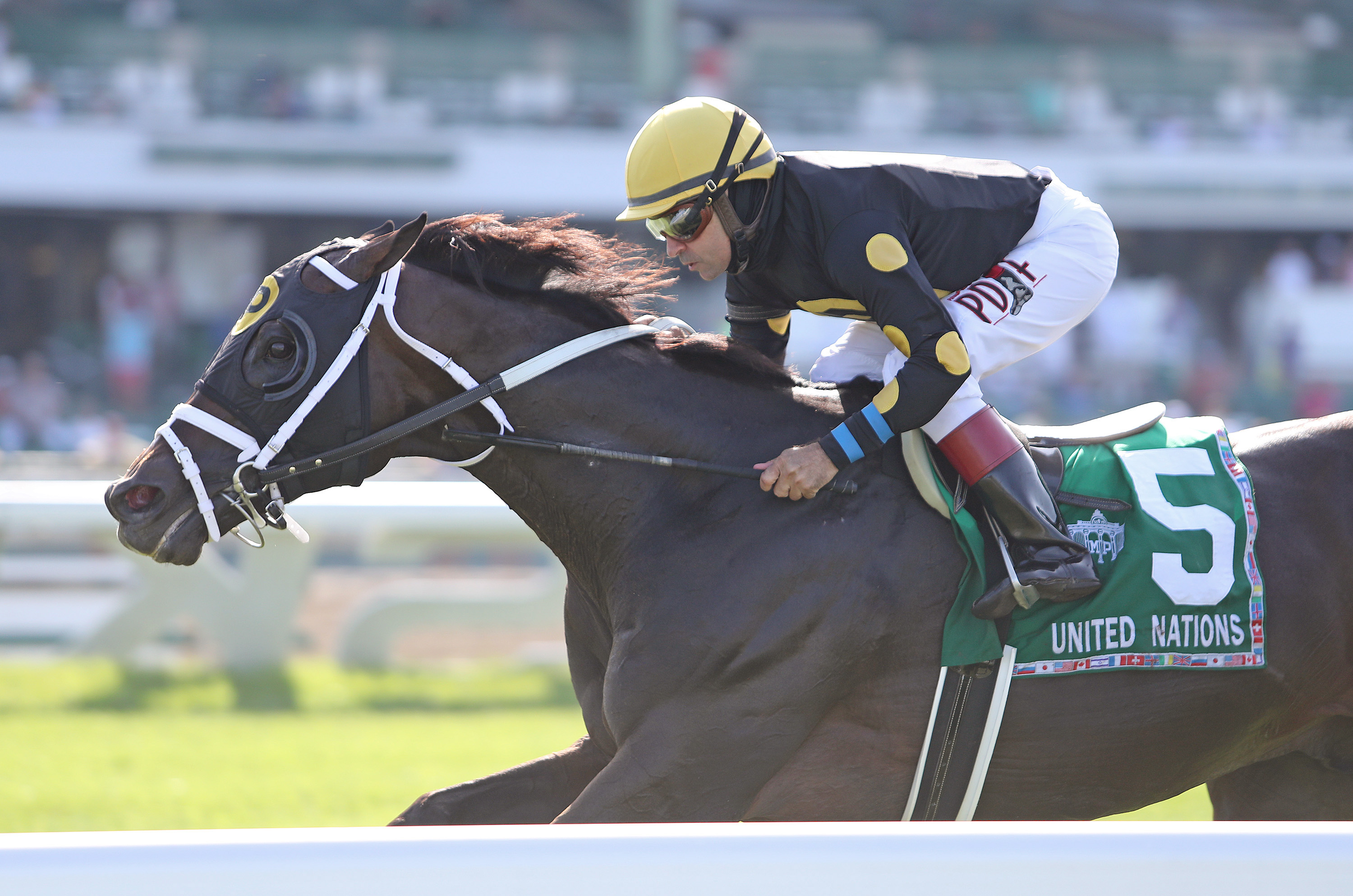 Aquaphobia wins United Nations at Monmouth Park