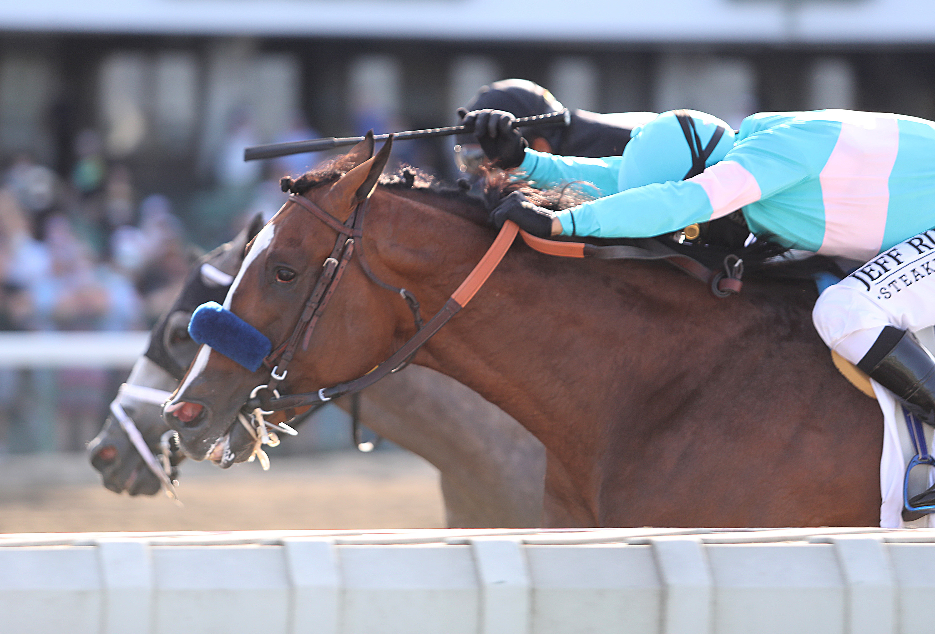 Authentic wins the 2020 Haskell Stakes at Monmouth Park