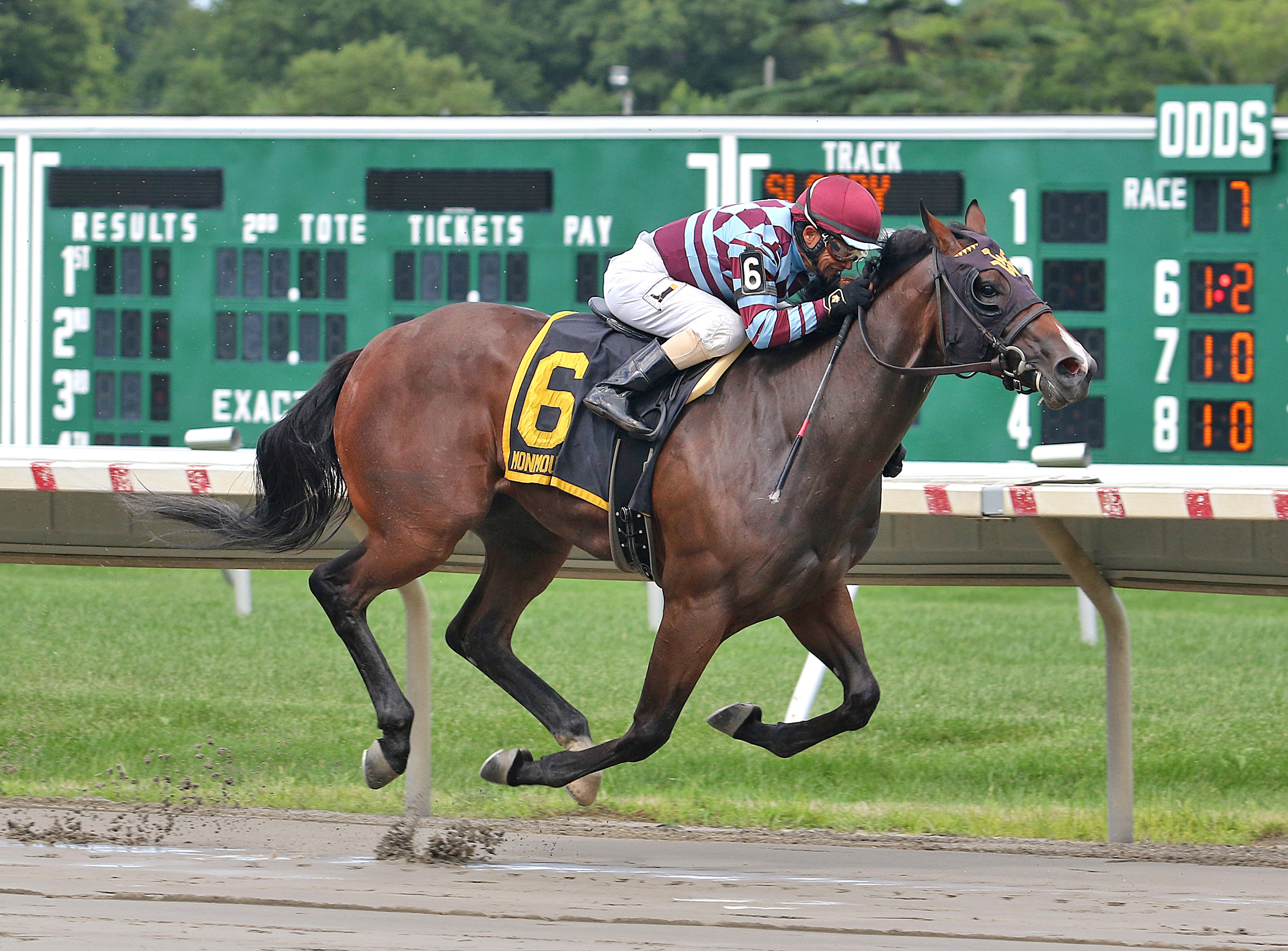Mae Never No wins the 2018 Colleen Stakes
