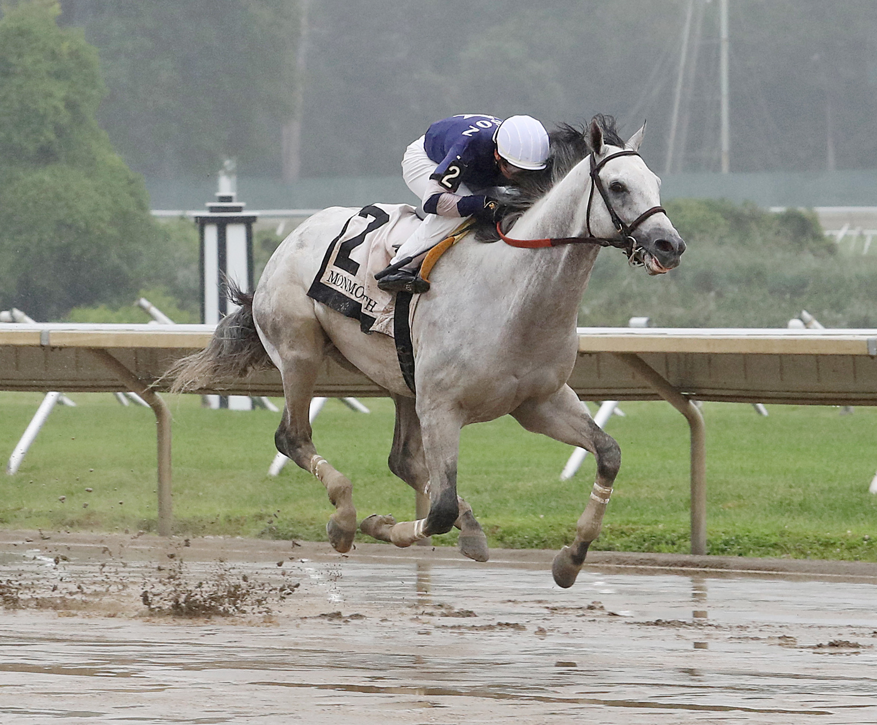 Raased wins the Oceanport 8-8-2021