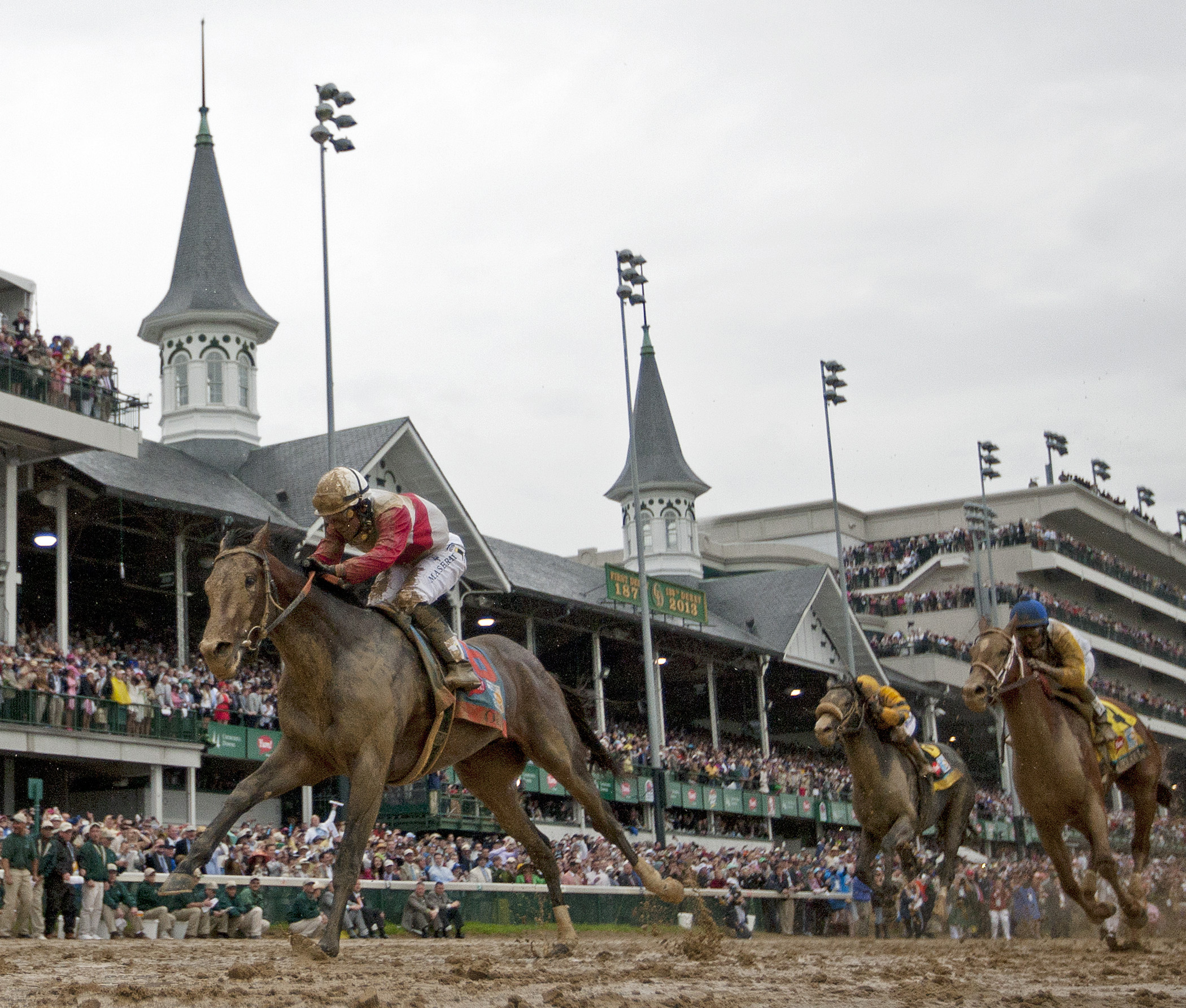 Orb, Kentucky Derby, under rail