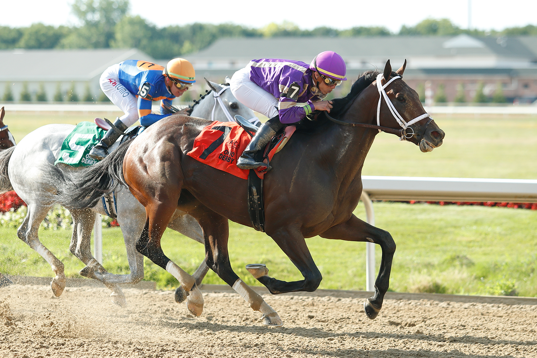 Tawny Port (7) wins Ohio Derby 6-25-2022