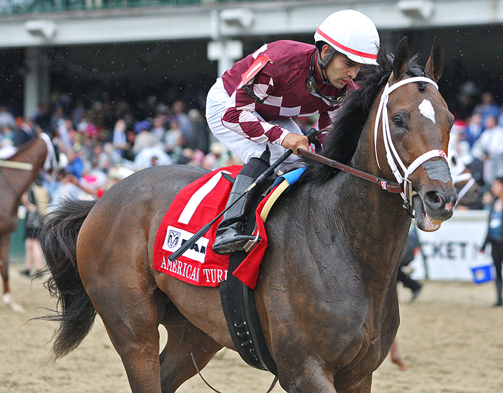 A Thread of Blue at the All American Turf Classic at Churchill Downs
