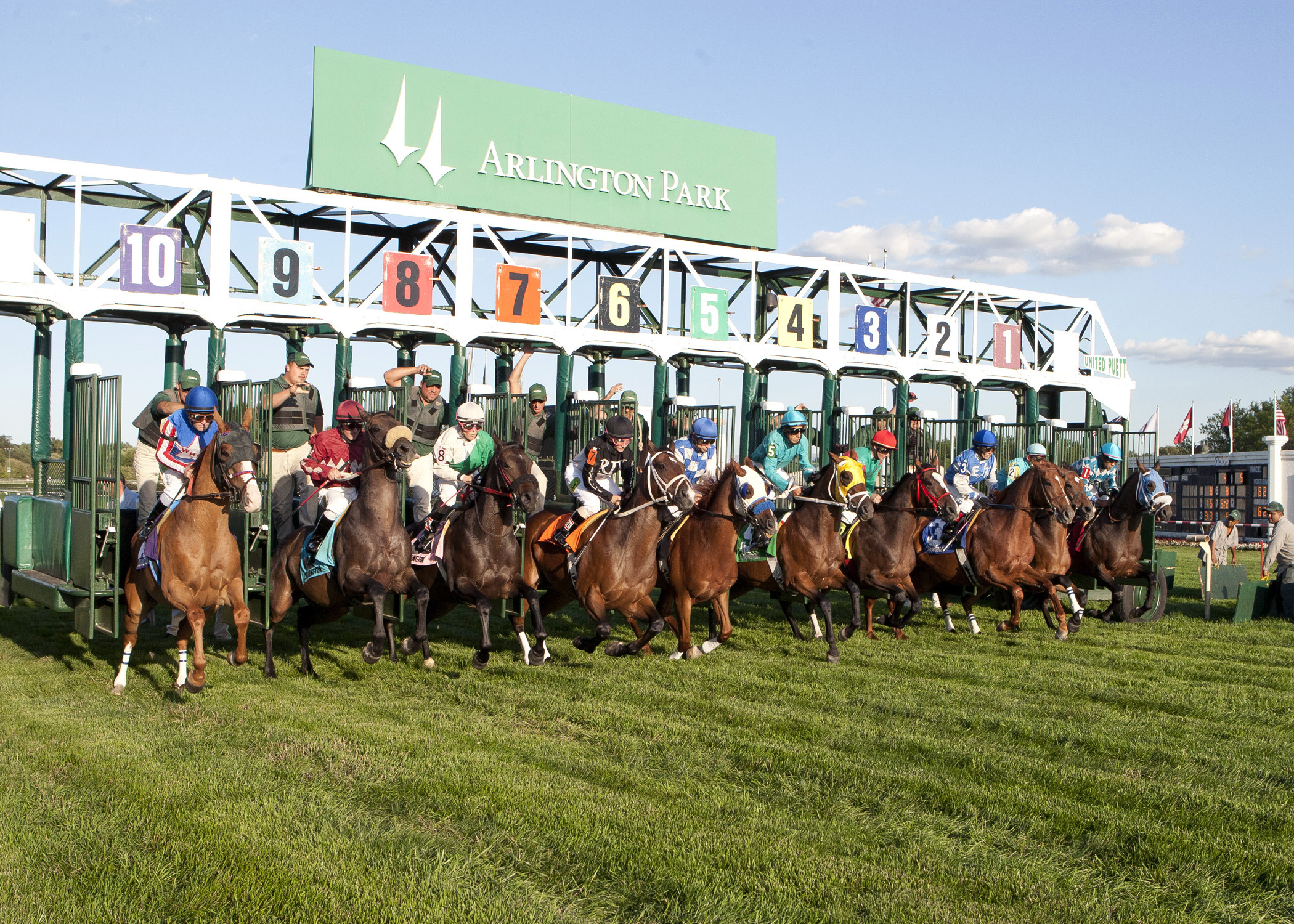 Arlington Park starting gate