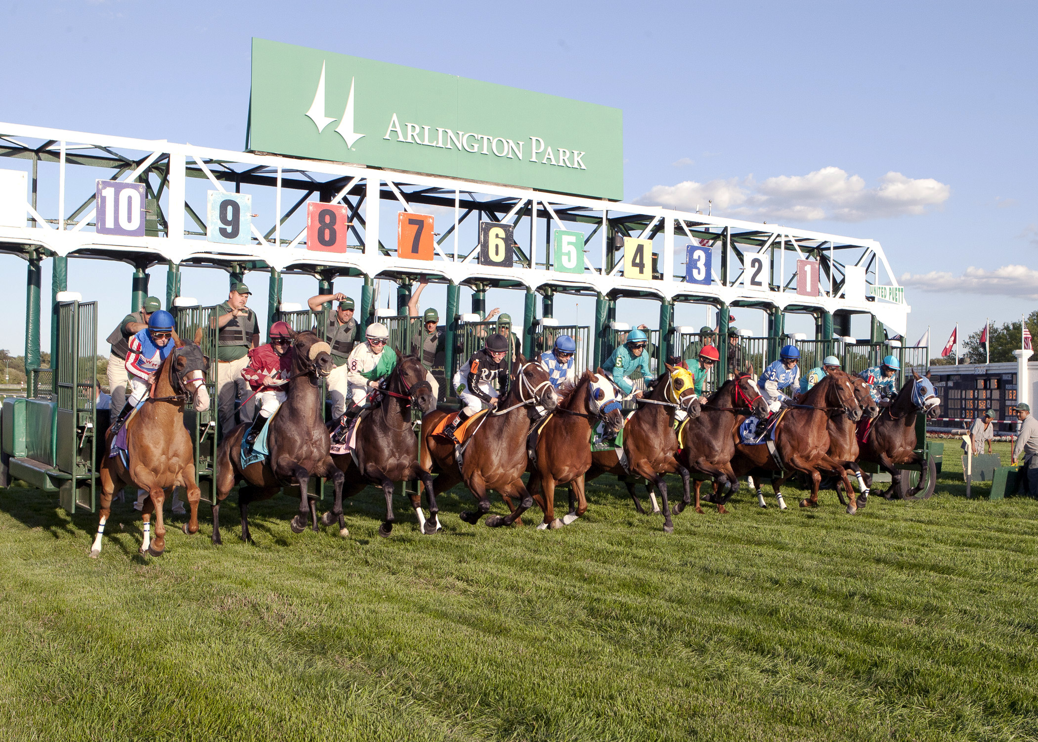 Arlington Park starting gate