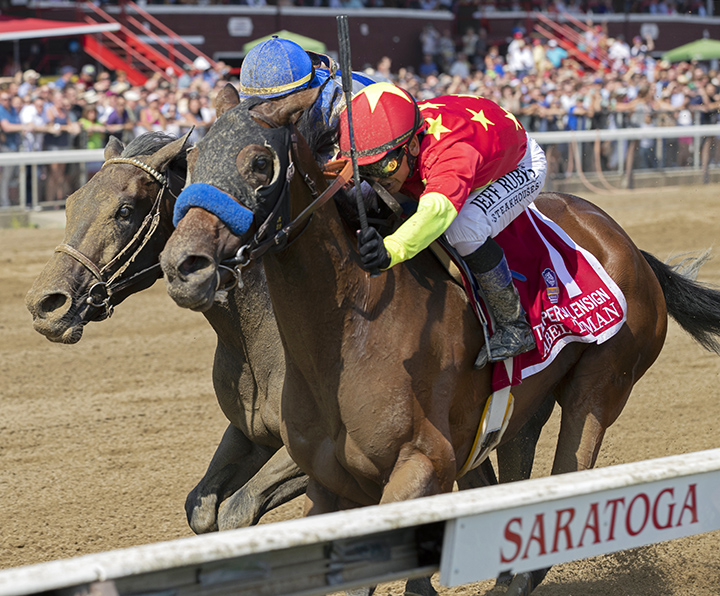 Abel Tasman beats Elate in the 2018 Personal Ensign