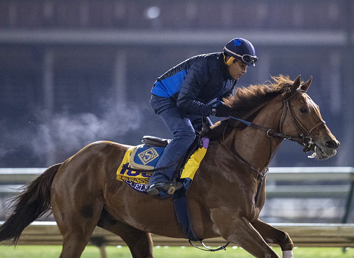 Accelerate trains at Churchill Downs on Oct. 30