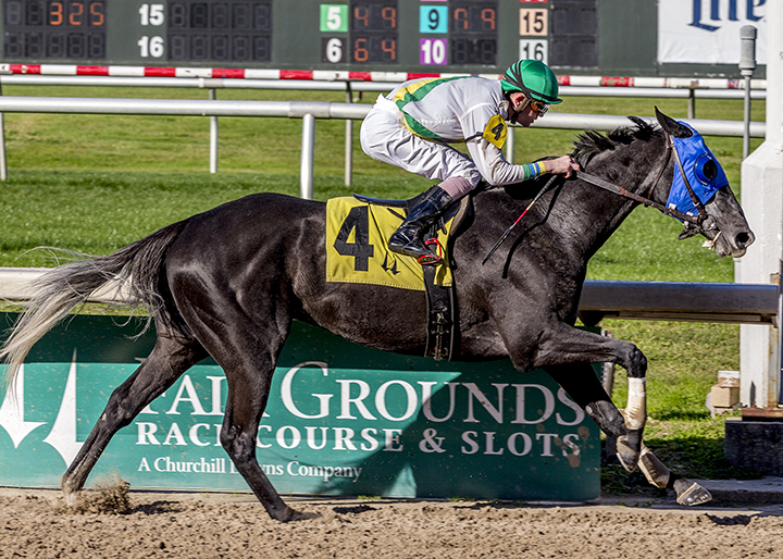 Brian Hernandez Jr. gets his 2,000th win aboard Afleet Roger on Dec. 19