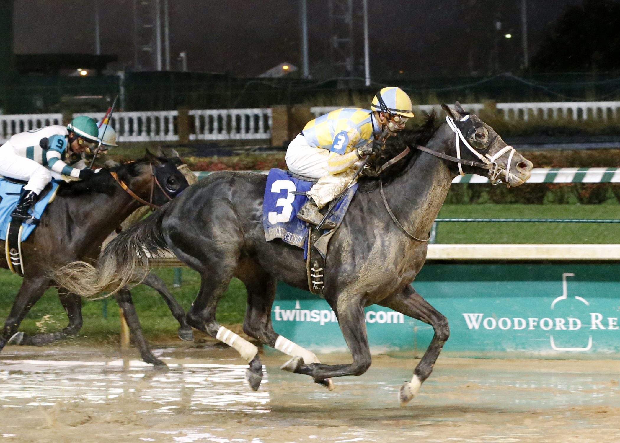 Airoforce wins the Kentucky Jockey Club Stakes