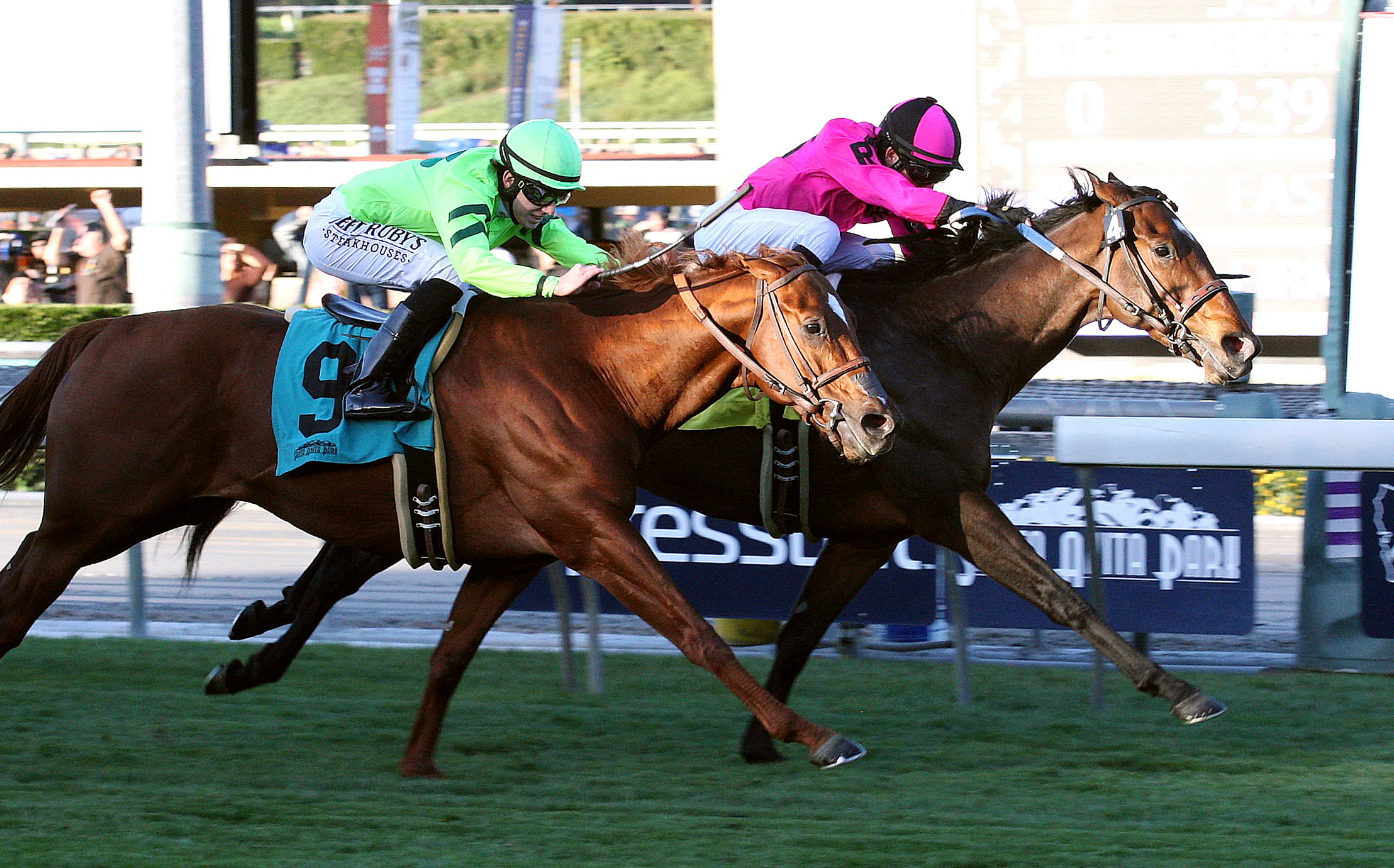 Alert Bay win the Mathis Brothers Mile
