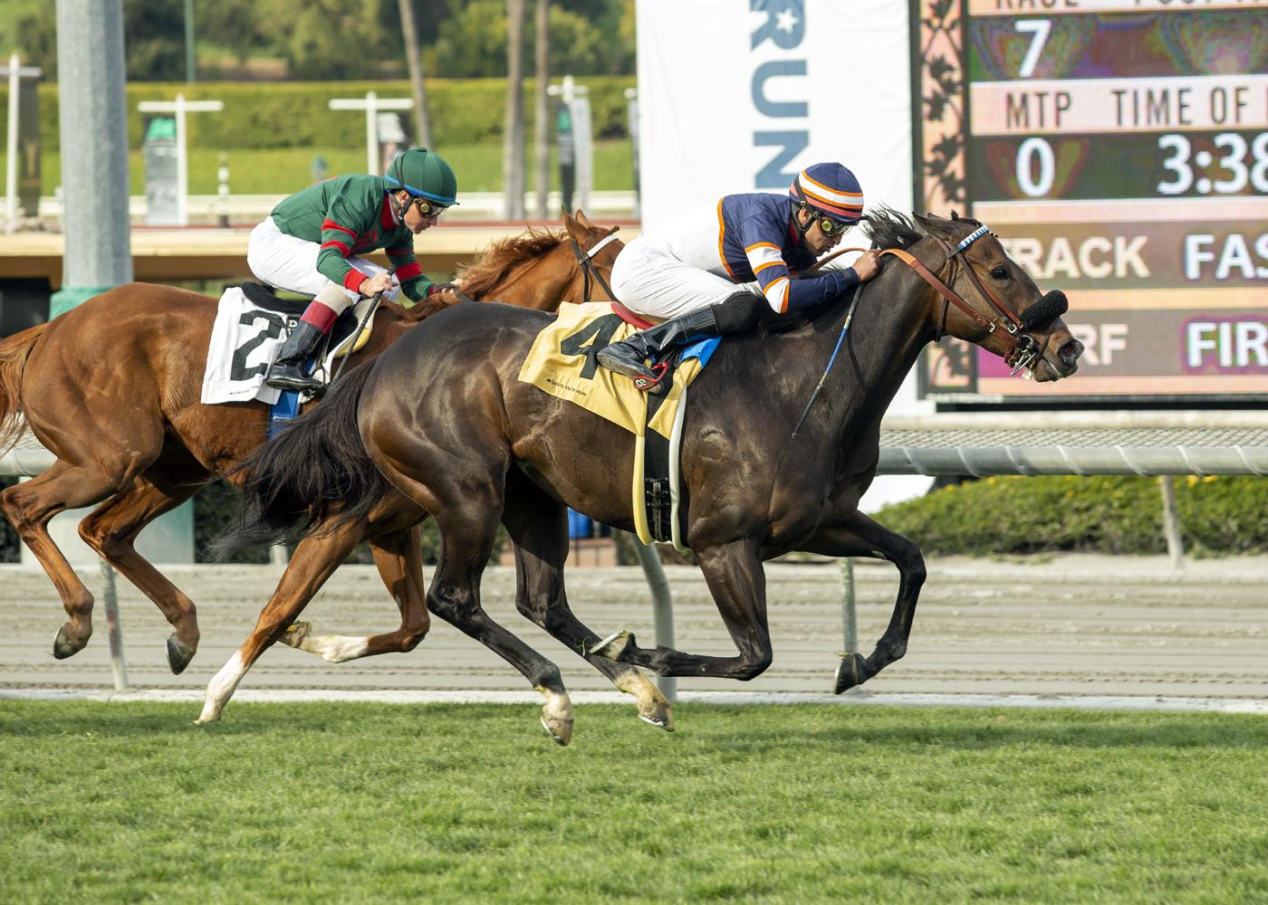 Alice Marble wins the Wishing Well Stakes.02.26.2022
