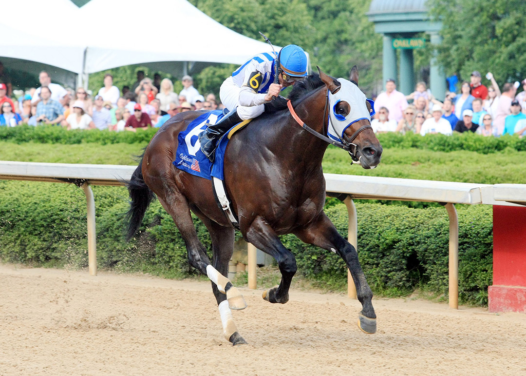 Alternation wins the 2012 Oaklawn Handicap at Oaklawn Park