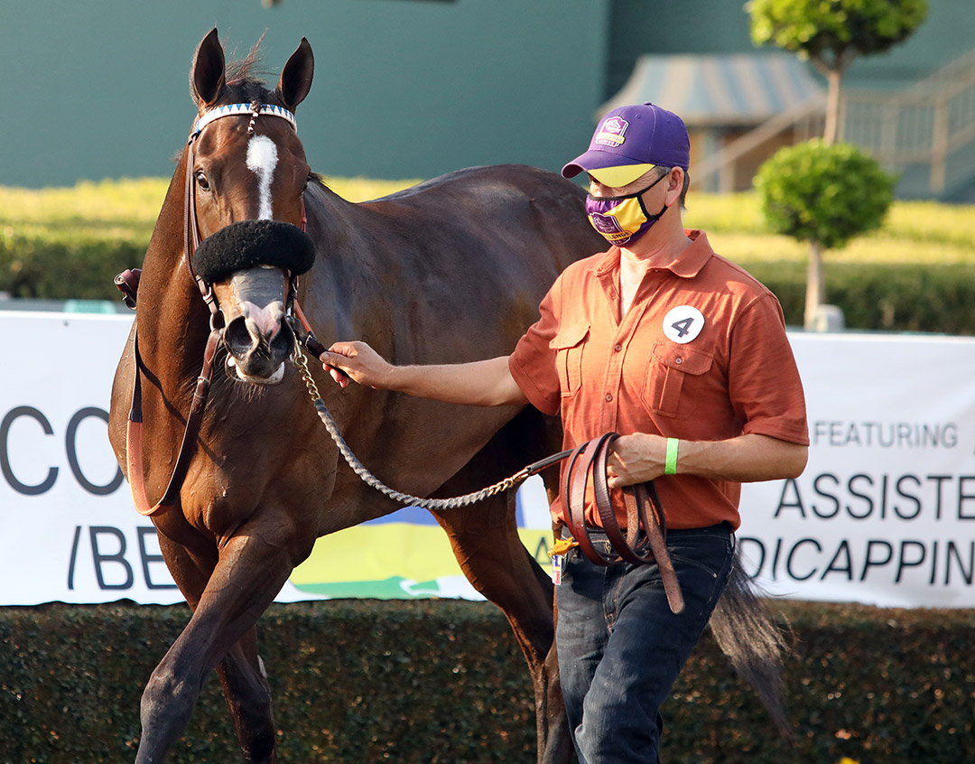 Althea Gibson at Santa Anita Park in September 2020