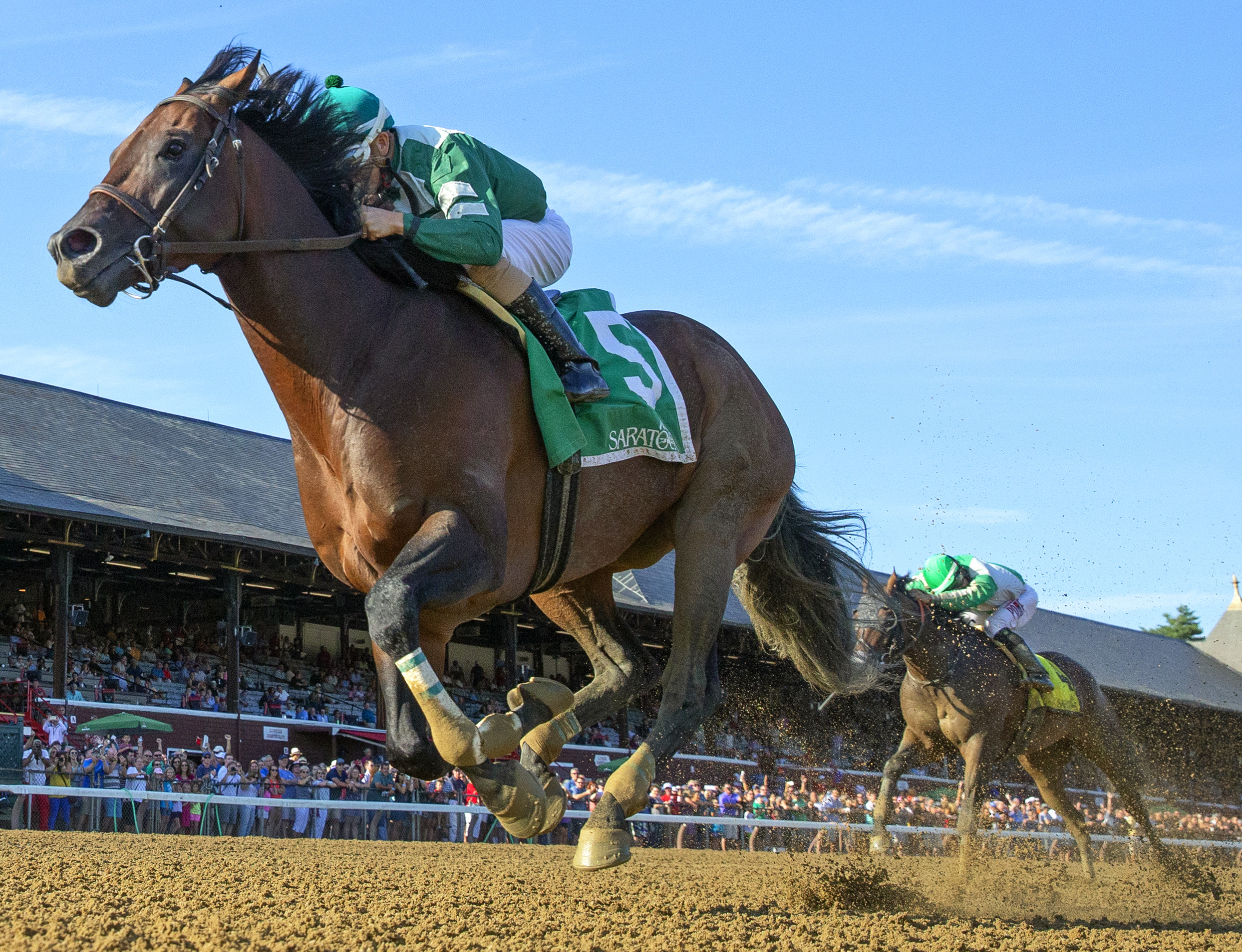Always Sunshine wins the 2018 Tale of the Cat Stakes