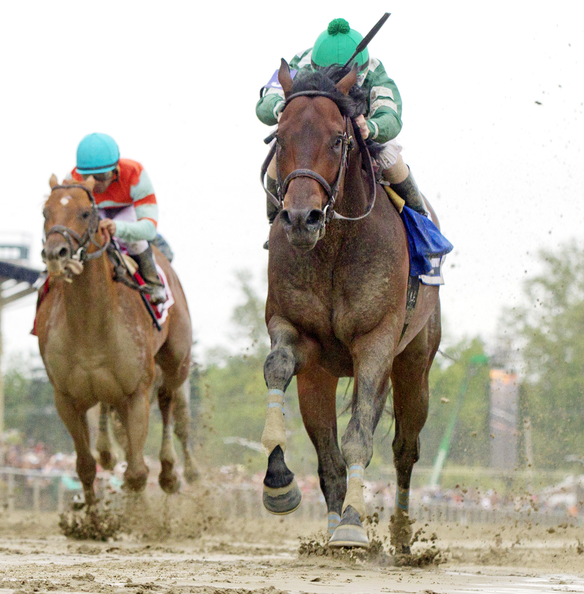 Always Sunshine wins the Maryland Sprint Stakes