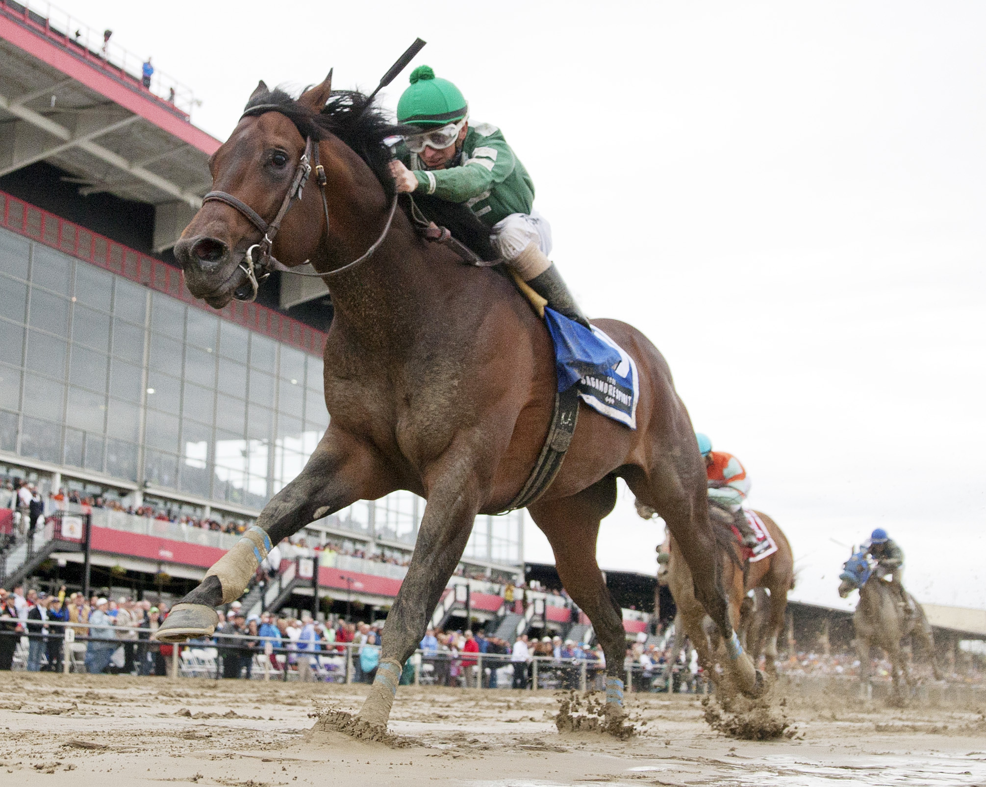 Always Sunshine wins the Maryland Sprint Stakes