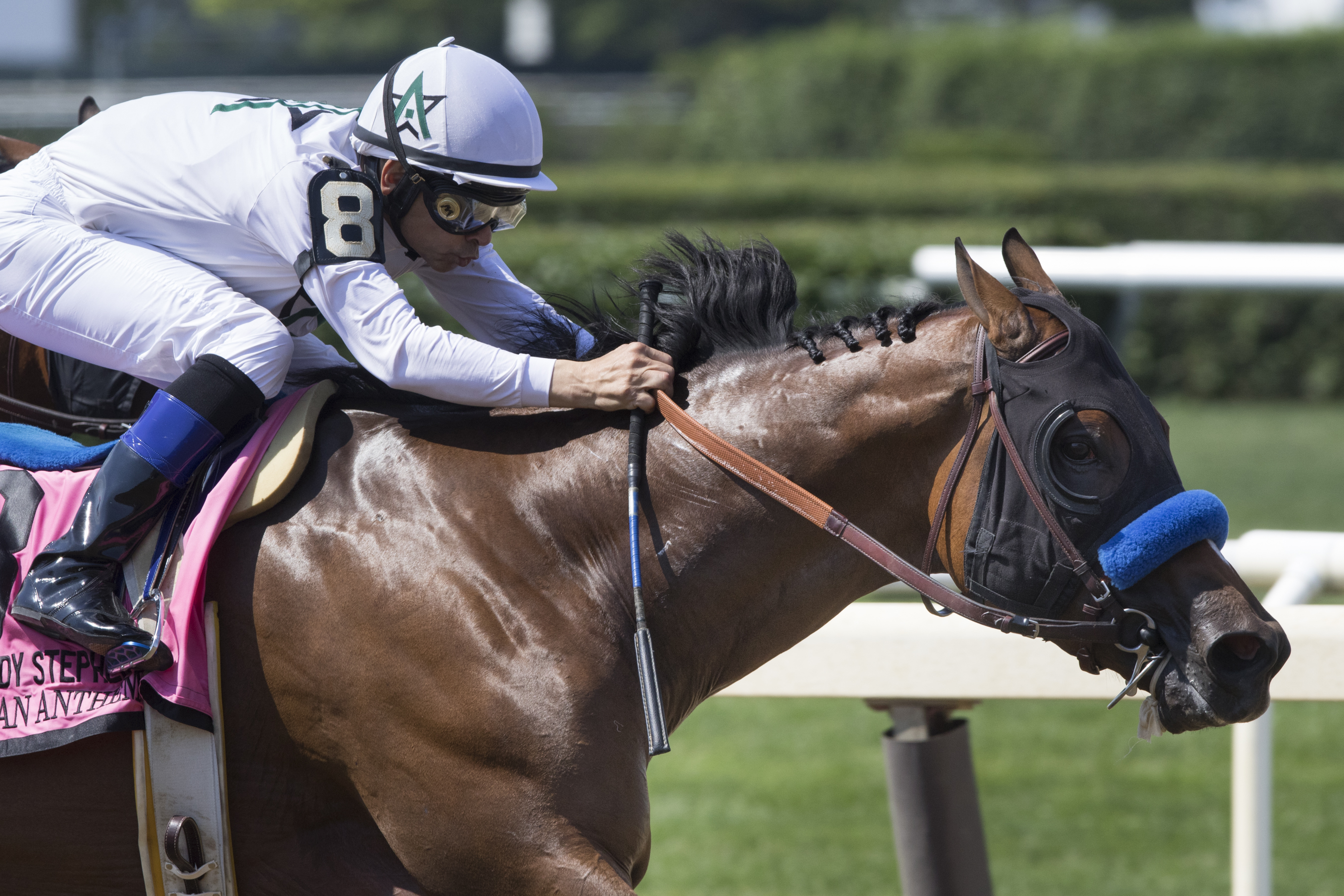 American Anthem wins the Woody Stephens