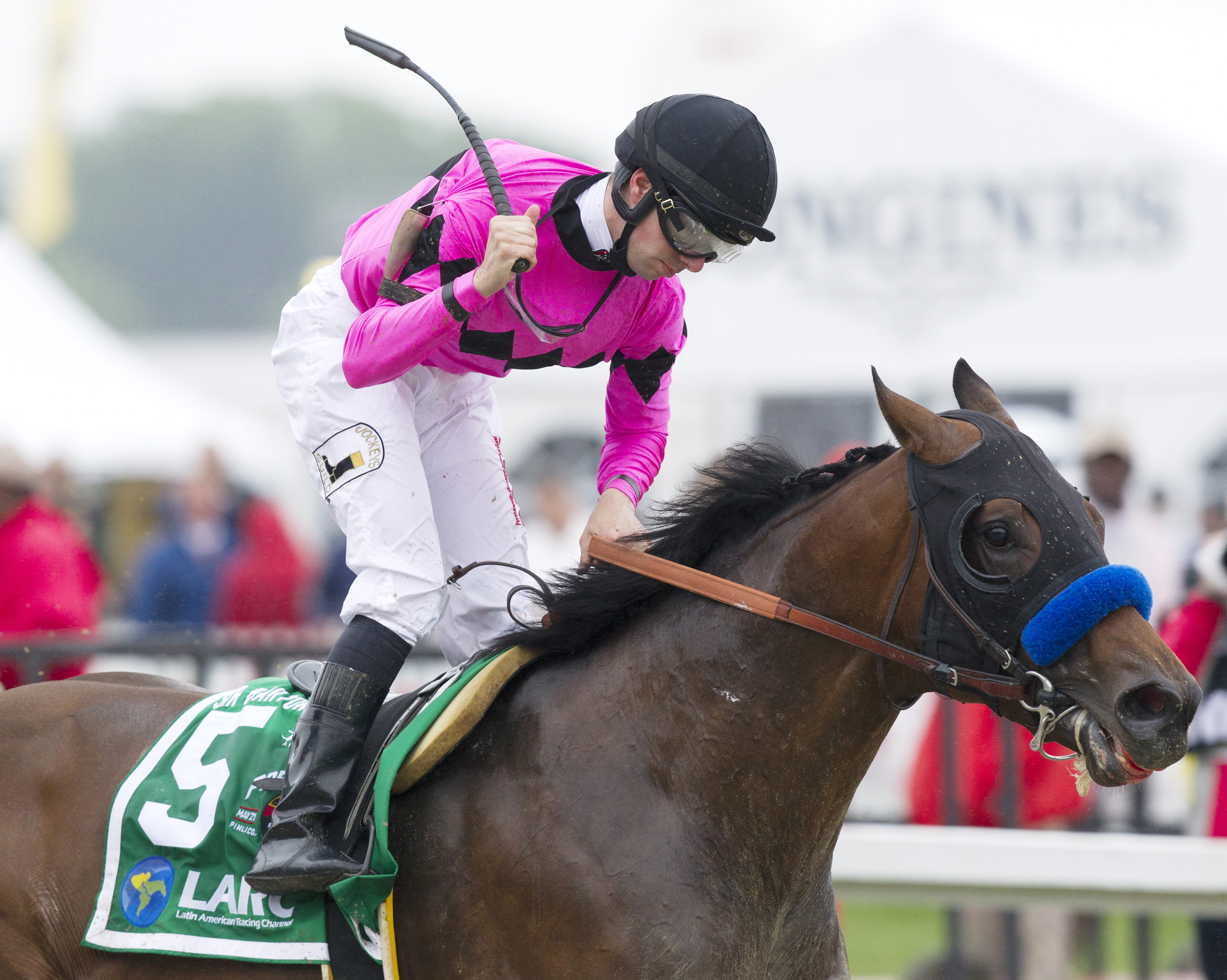 American Freedom wins the Sir Barton Stakes
