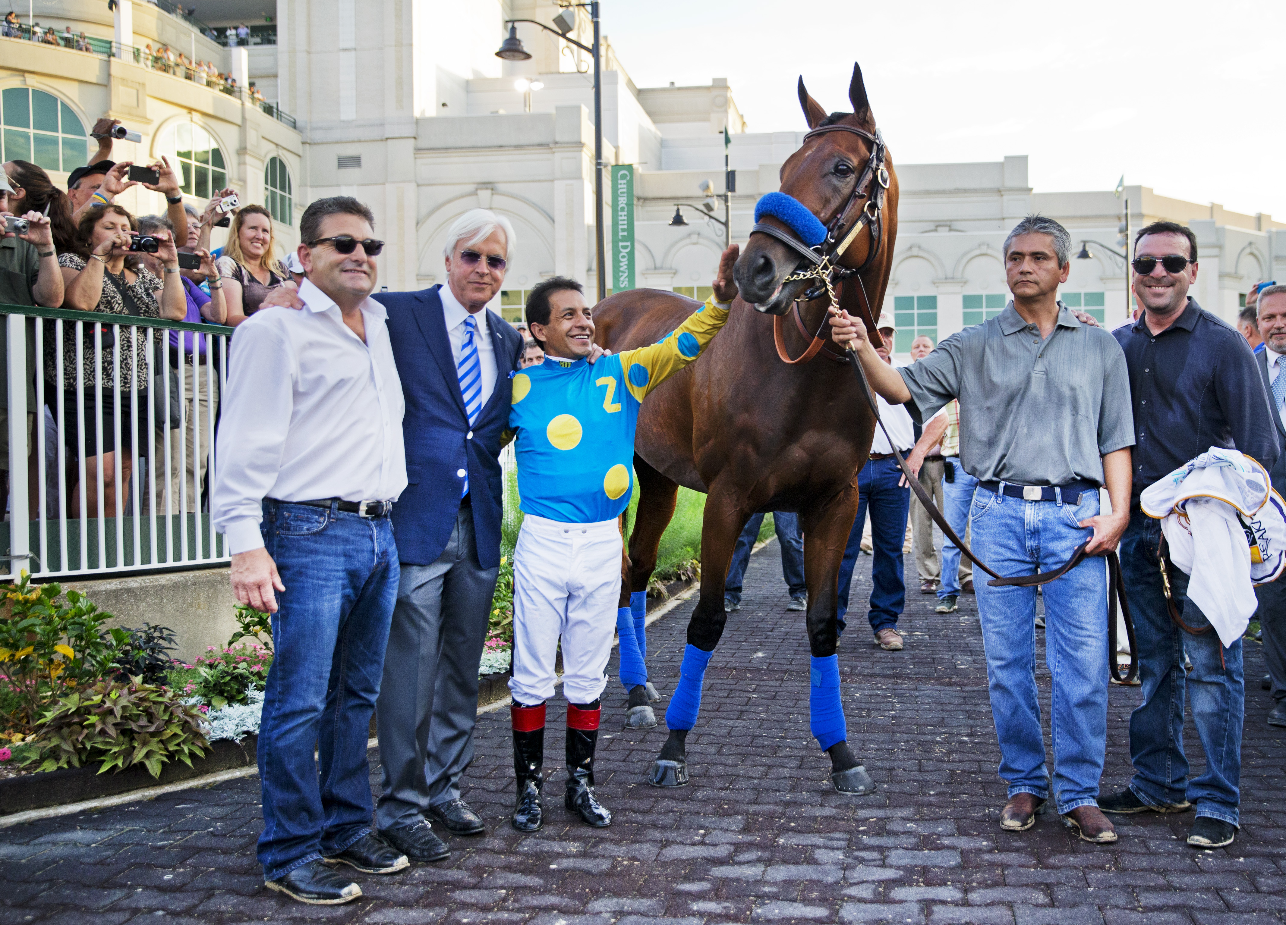 American Pharoah parade at Churchill