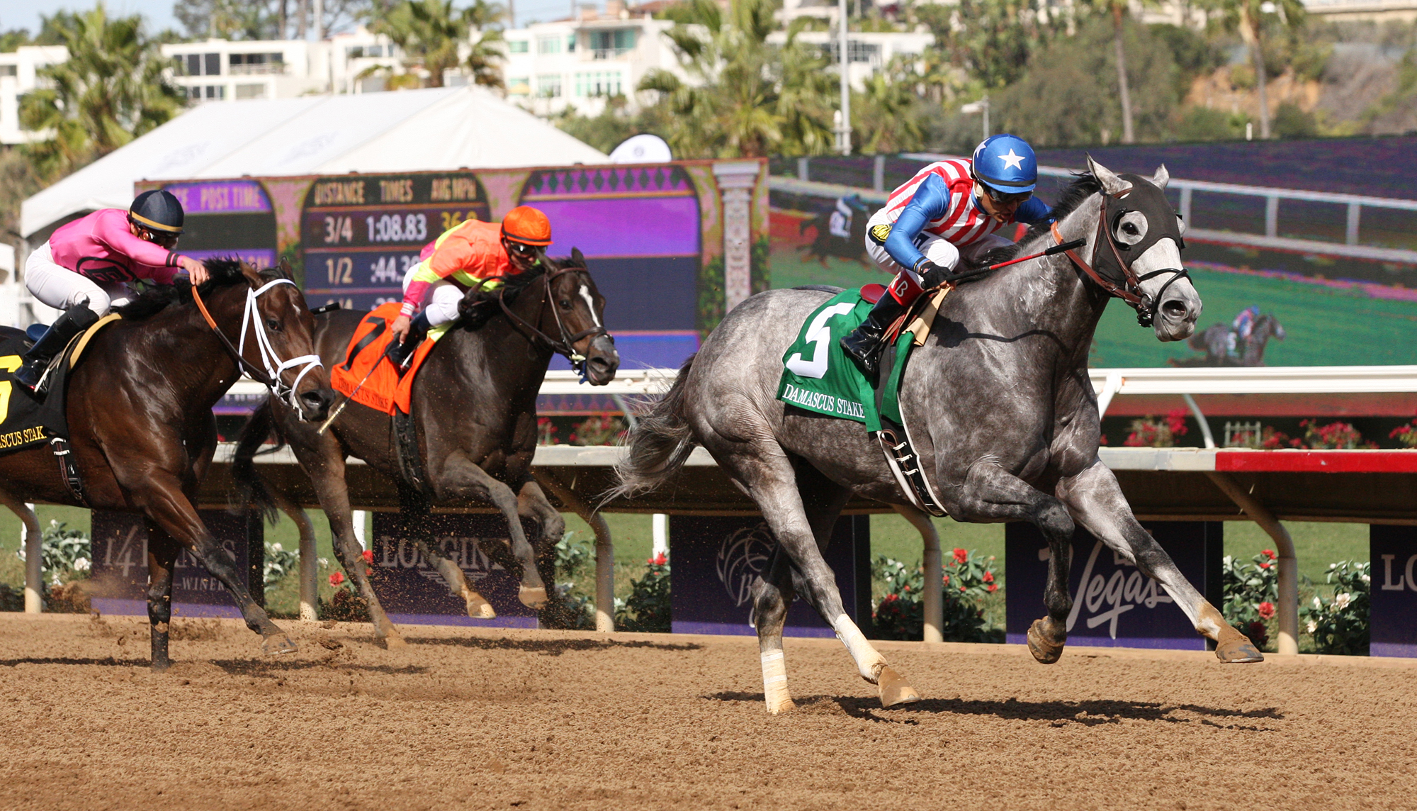 Americanize wins the 2017 Damascus Stakes