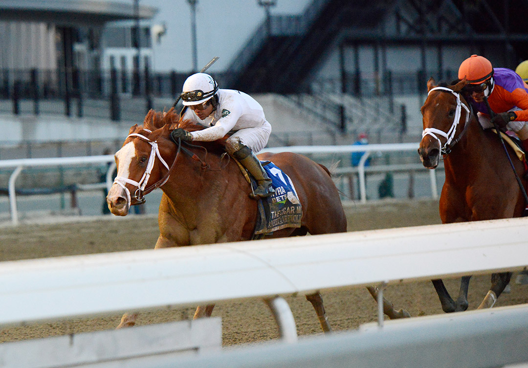 Americanrevolution wins the 2021 Cigar Mile at Aqueduct Racetrack