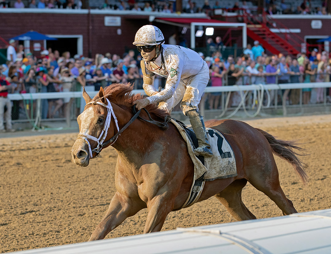 Americanrevolution wins the 2021 Albany Stakes at Saratoga Race Course