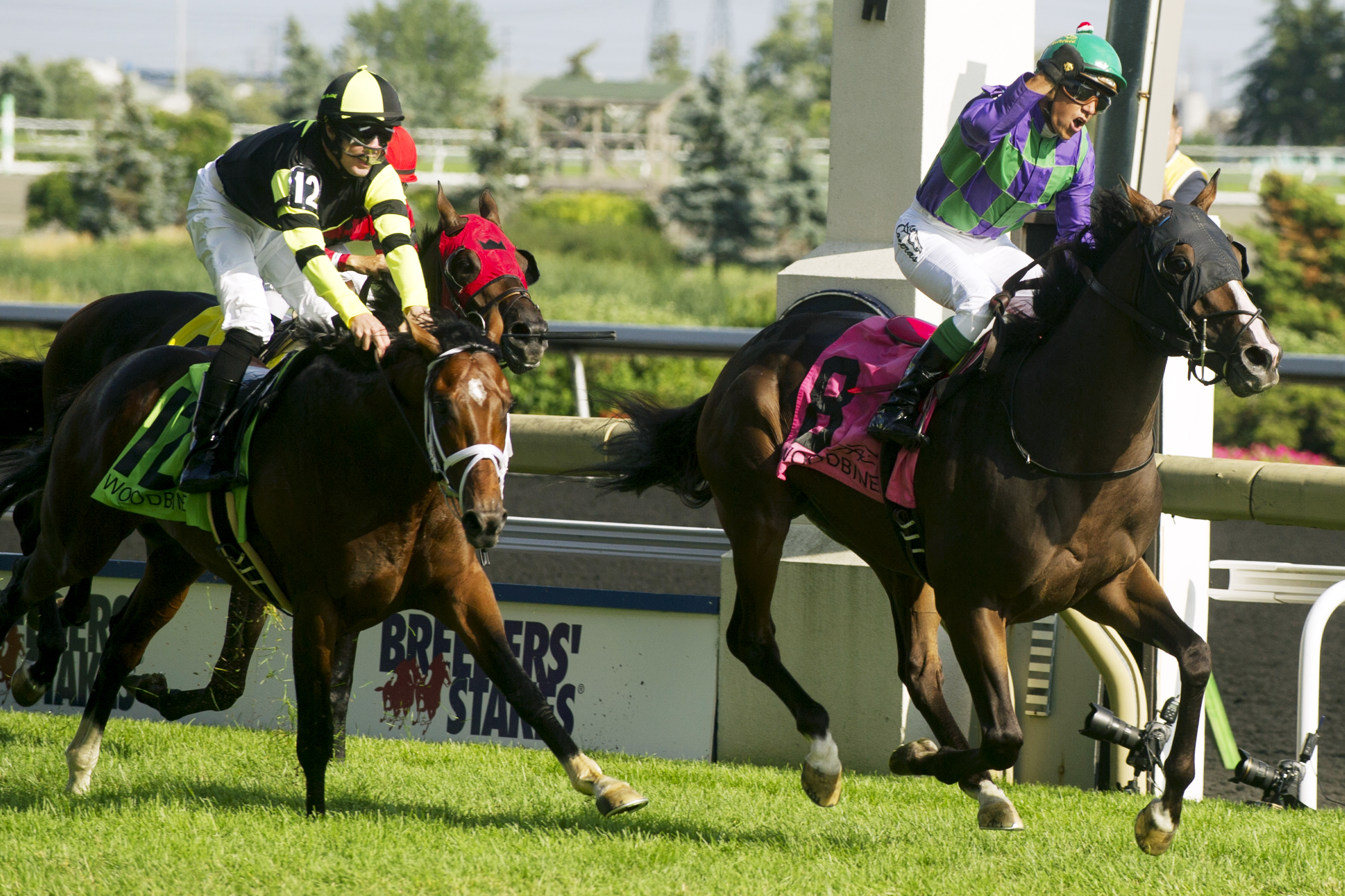 Ami's Holiday wins the Breeders' Stakes