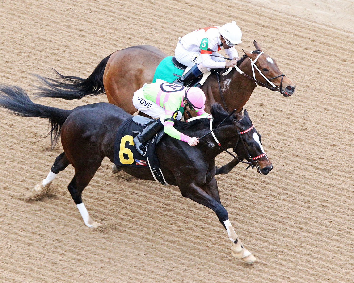 Amy-s Challenge wins the Dixie Belle Stakes