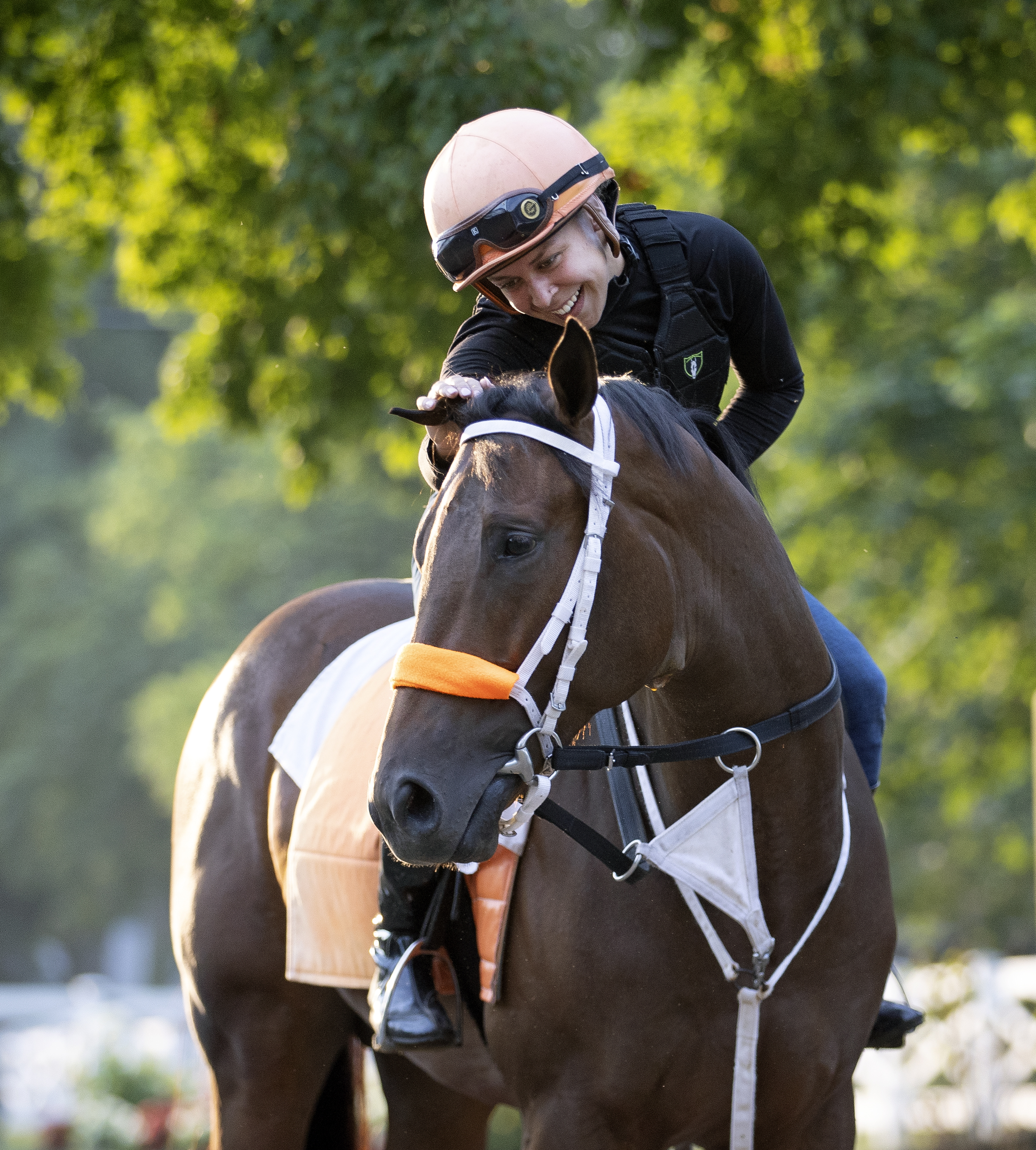 Andiamo a Firenze with rider Derbe Glass at Saratoga on July 21 2022