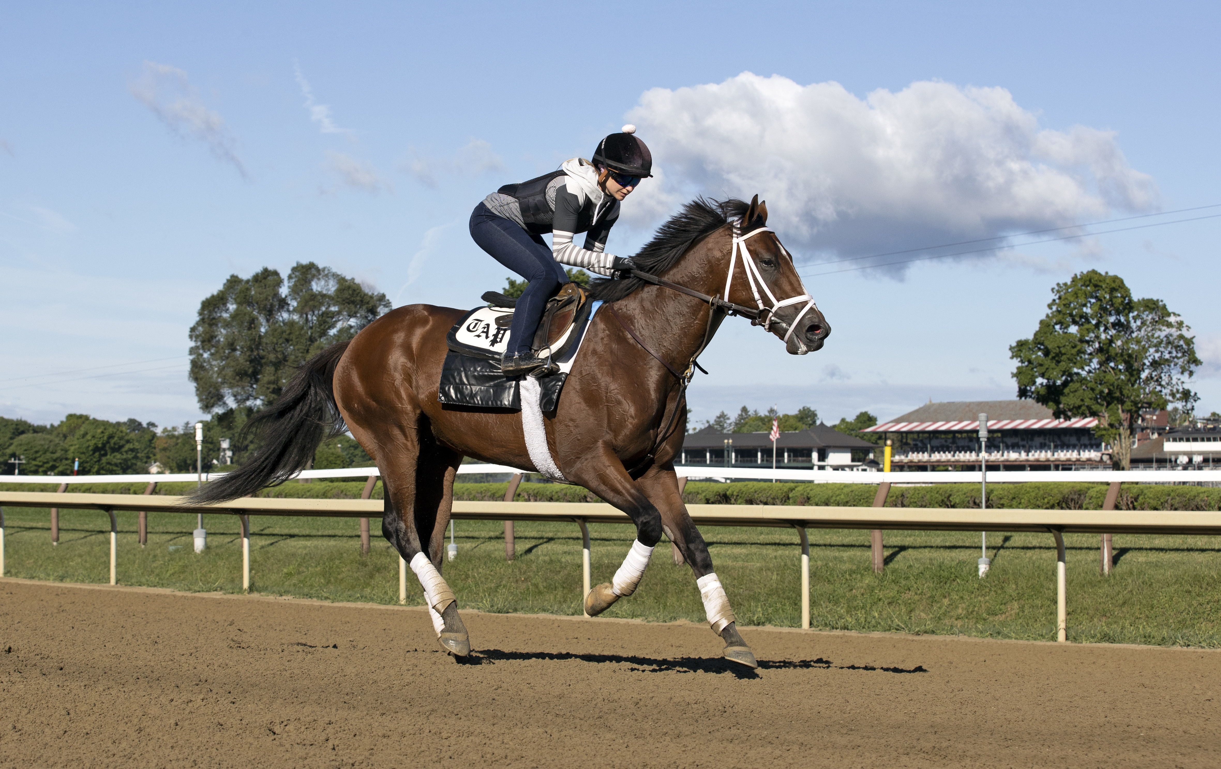 Annapolis trains at Saratoga Sept 1 2022