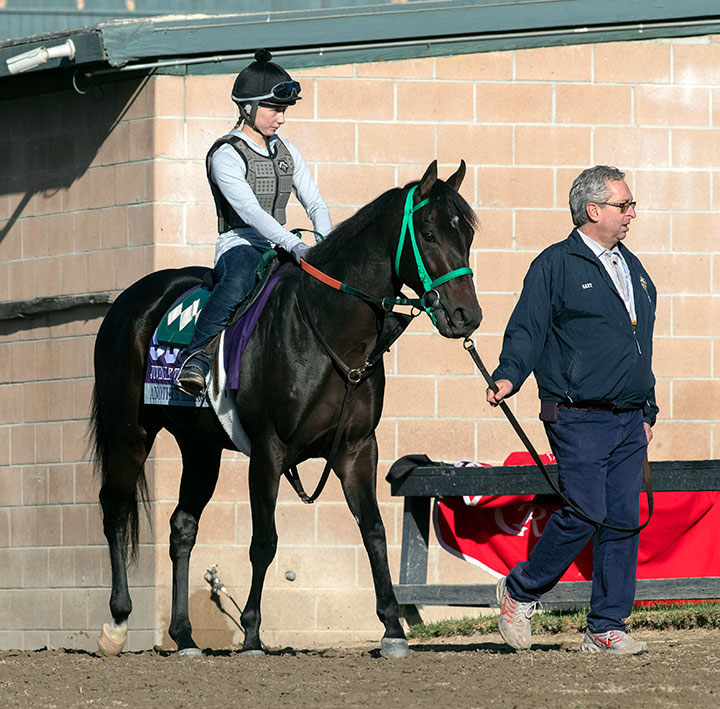 Another Miracle with trainer Gary Contessa at Santa Anita Park in October 2019