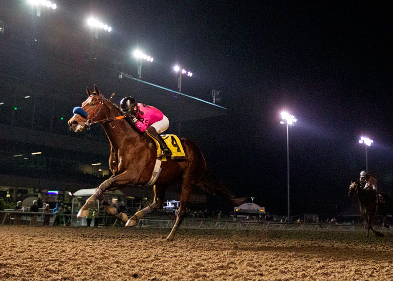 Anothertwistafate wins the 2020 Longacres Mile at Emerald Downs