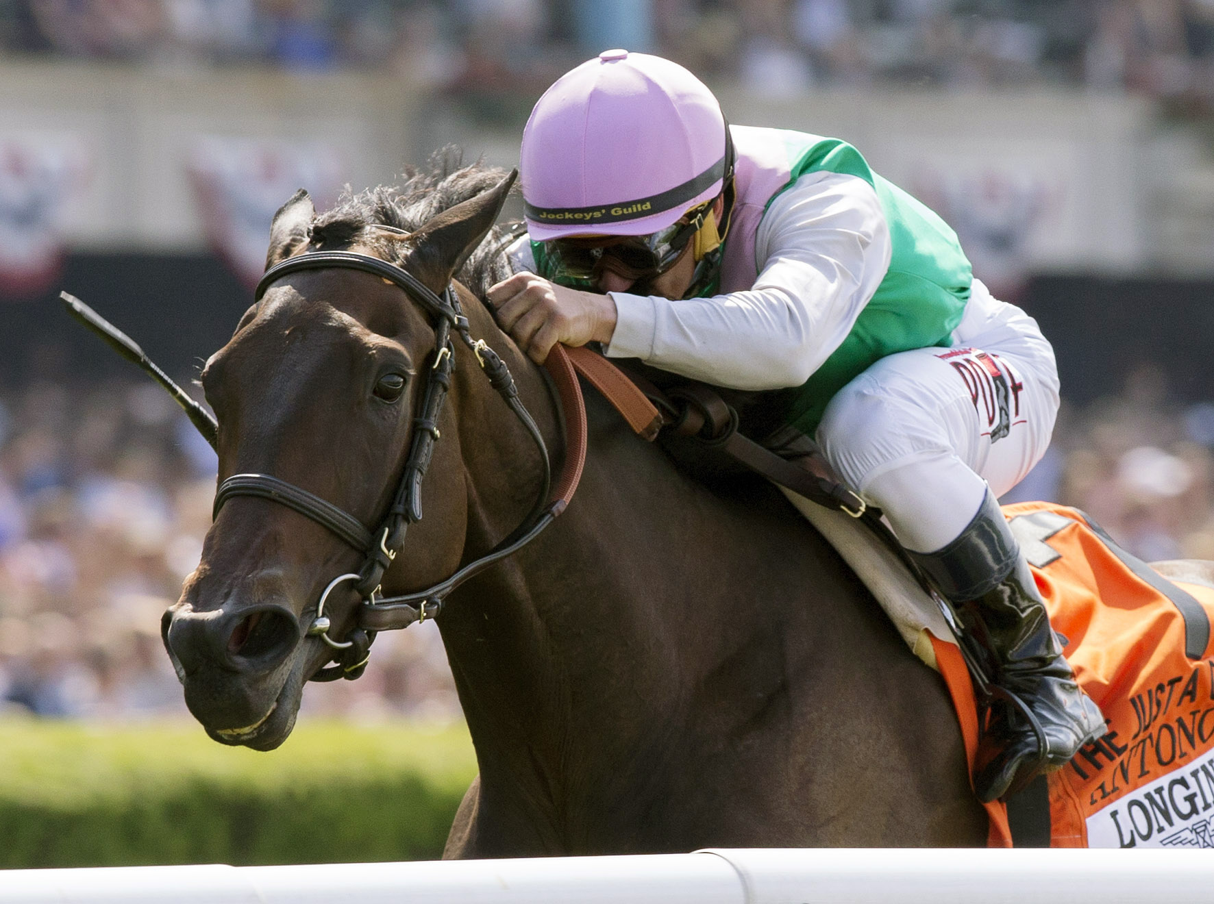 Antone wins the Just a Game Stakes