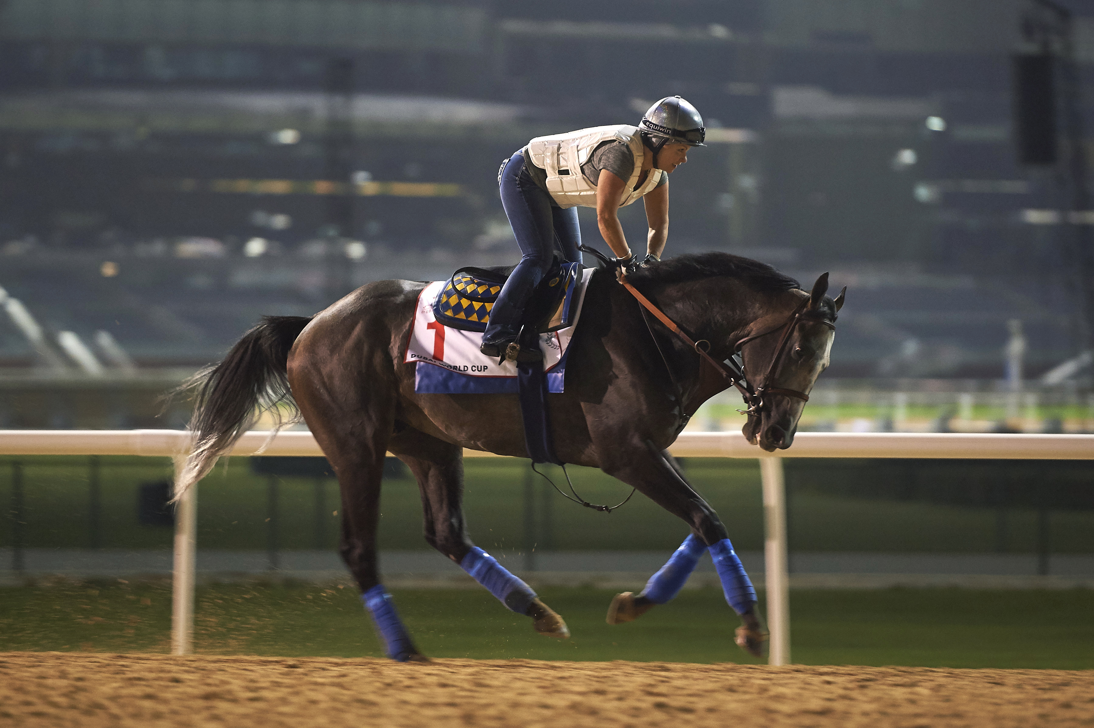 Arrogate trains in Dubai on March 19