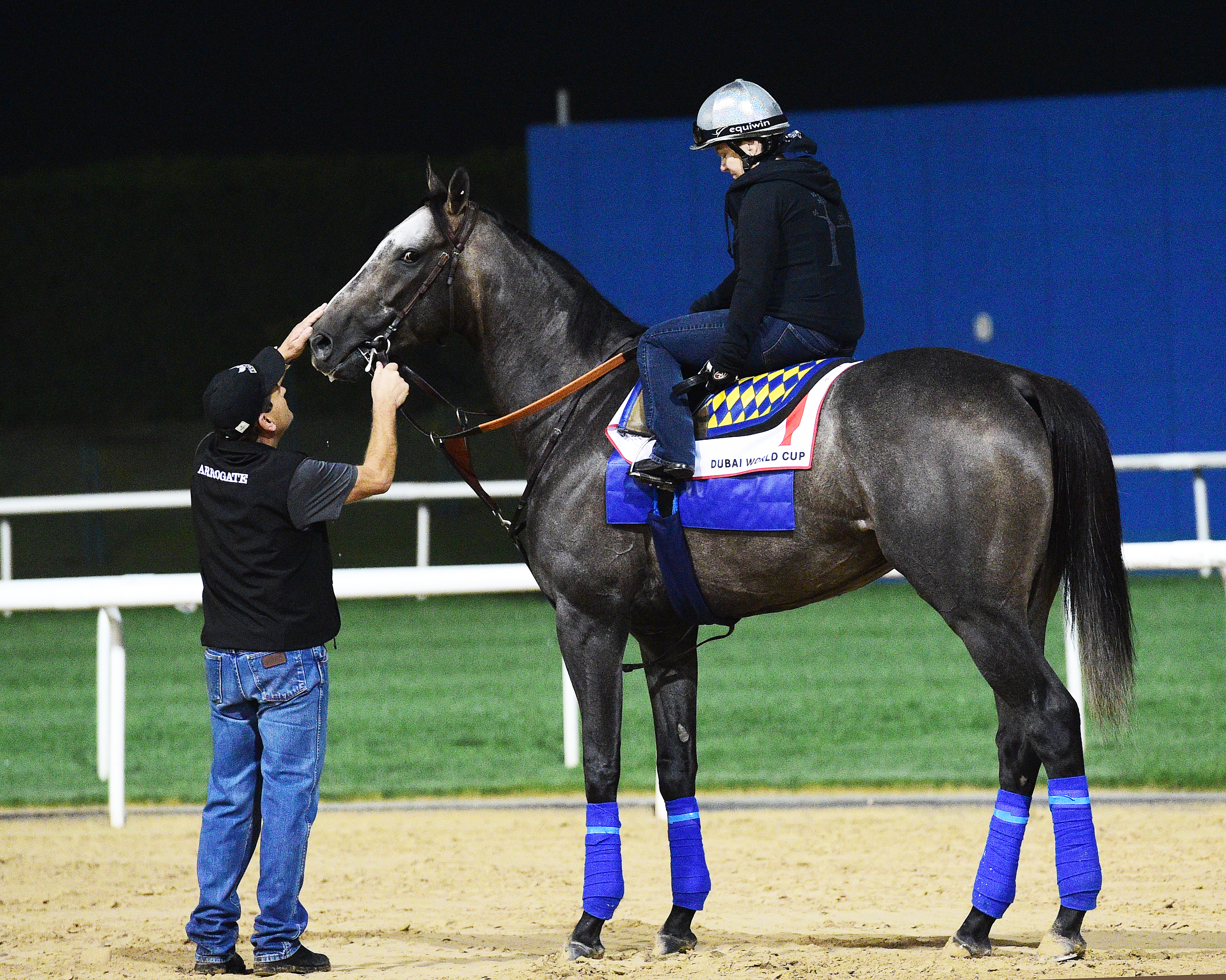 Arrogate at Meydan on March 23
