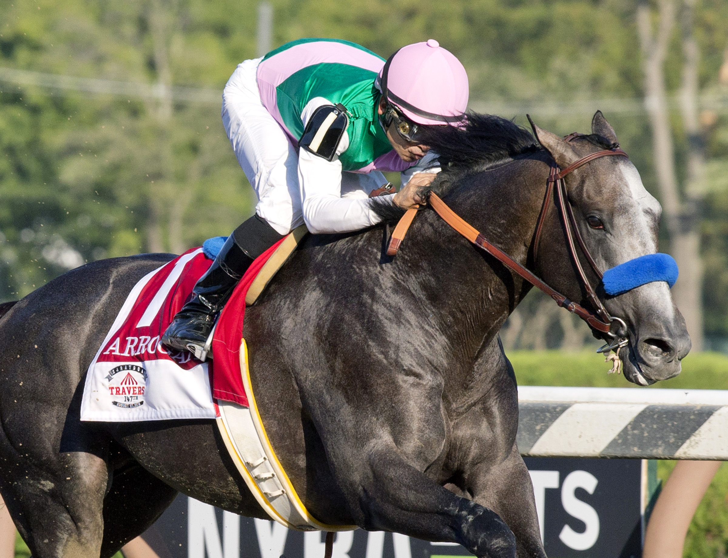 Arrogate wins the Travers