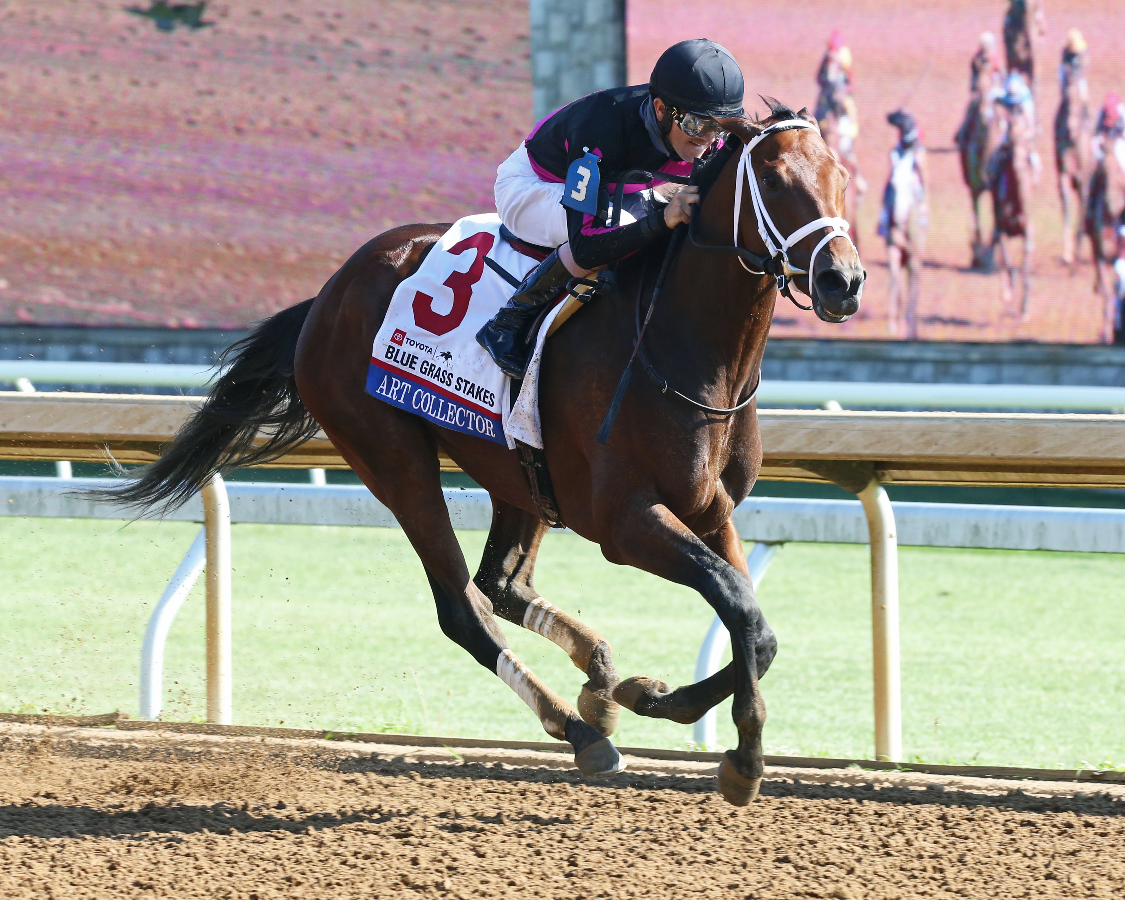 Art Collector wins the 2020 Blue Grass Stakes at Keeneland