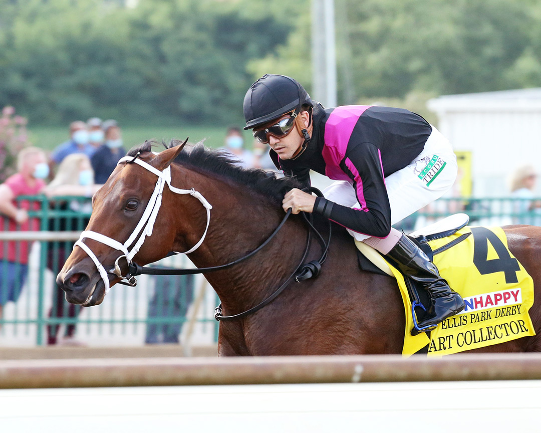 Art Collector wins the 2020 Ellis Park Derby at Ellis Park