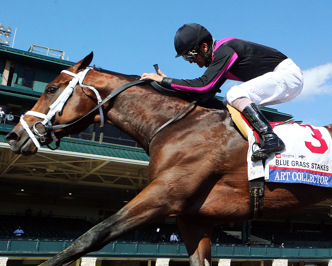 Art Collector wins the 2020 Blue Grass at Keeneland