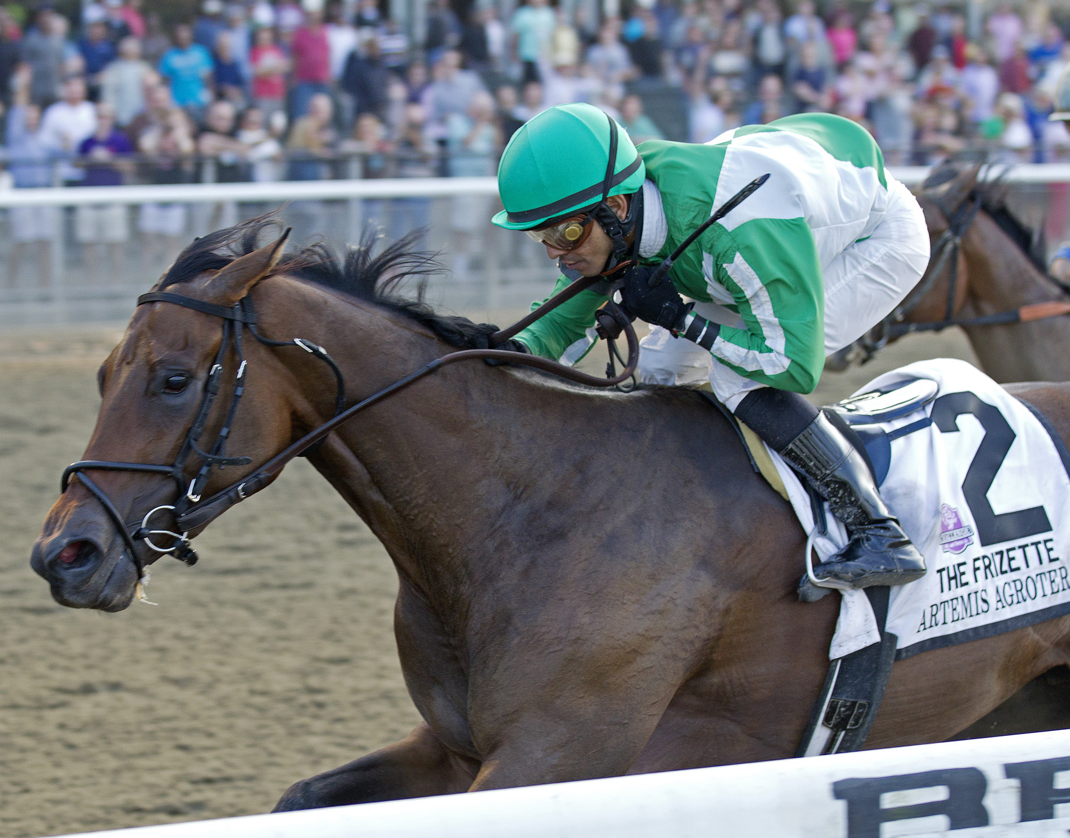 Artemis Agrotera wins the Frizette Stakes