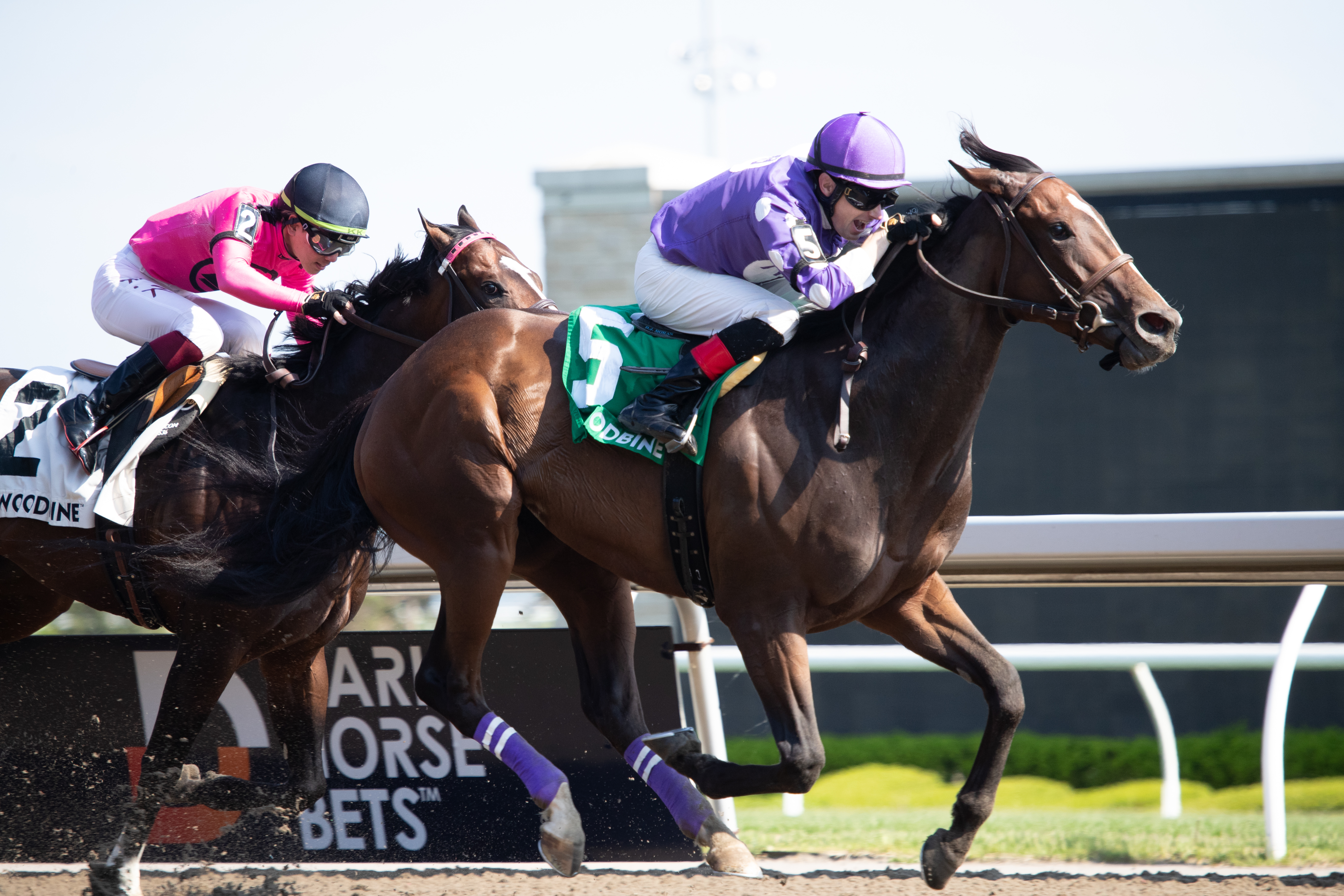 Artie’s Storm defeats Frosted Over in the Eclipse Stakes on May 29 2022