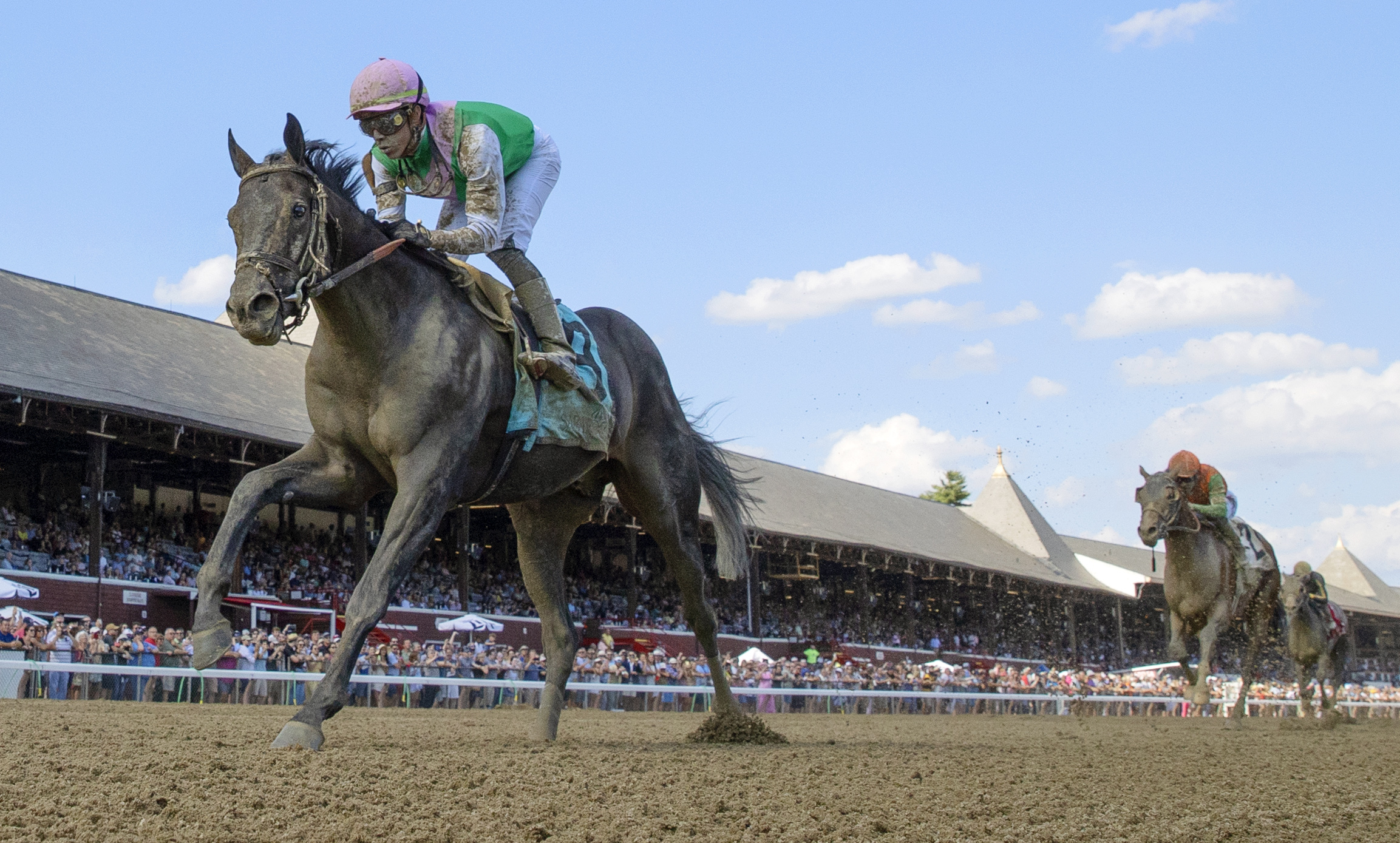Artorius wins the Curlin Stakes at Saratoga on July 29 2022