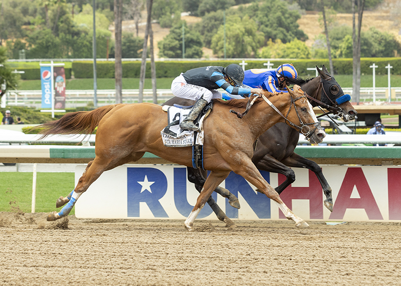 As Time Goes By wins Santa Maria Stakes 5-22-2021