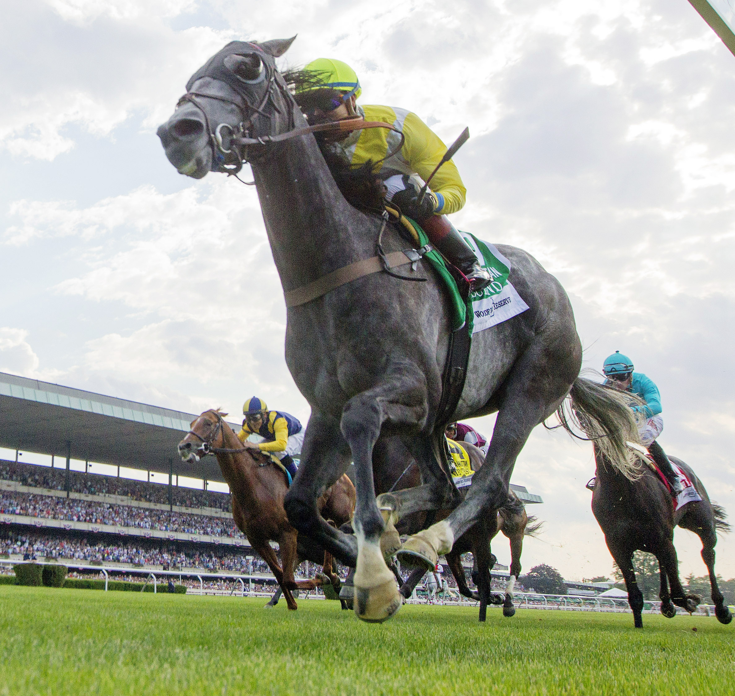 Ascend wins the 2017 Manhattan Stakes