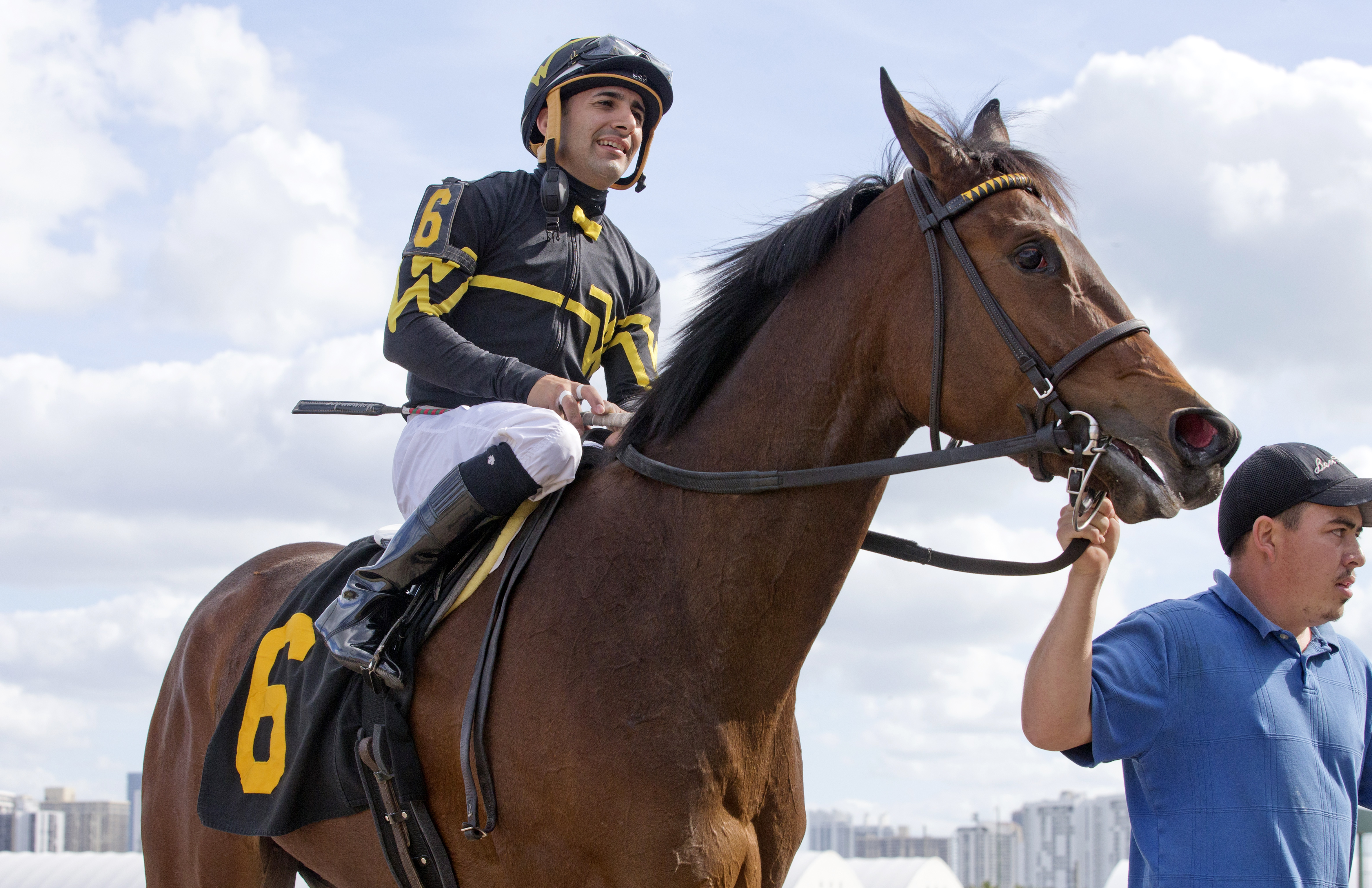 Asia after winning a maiden race